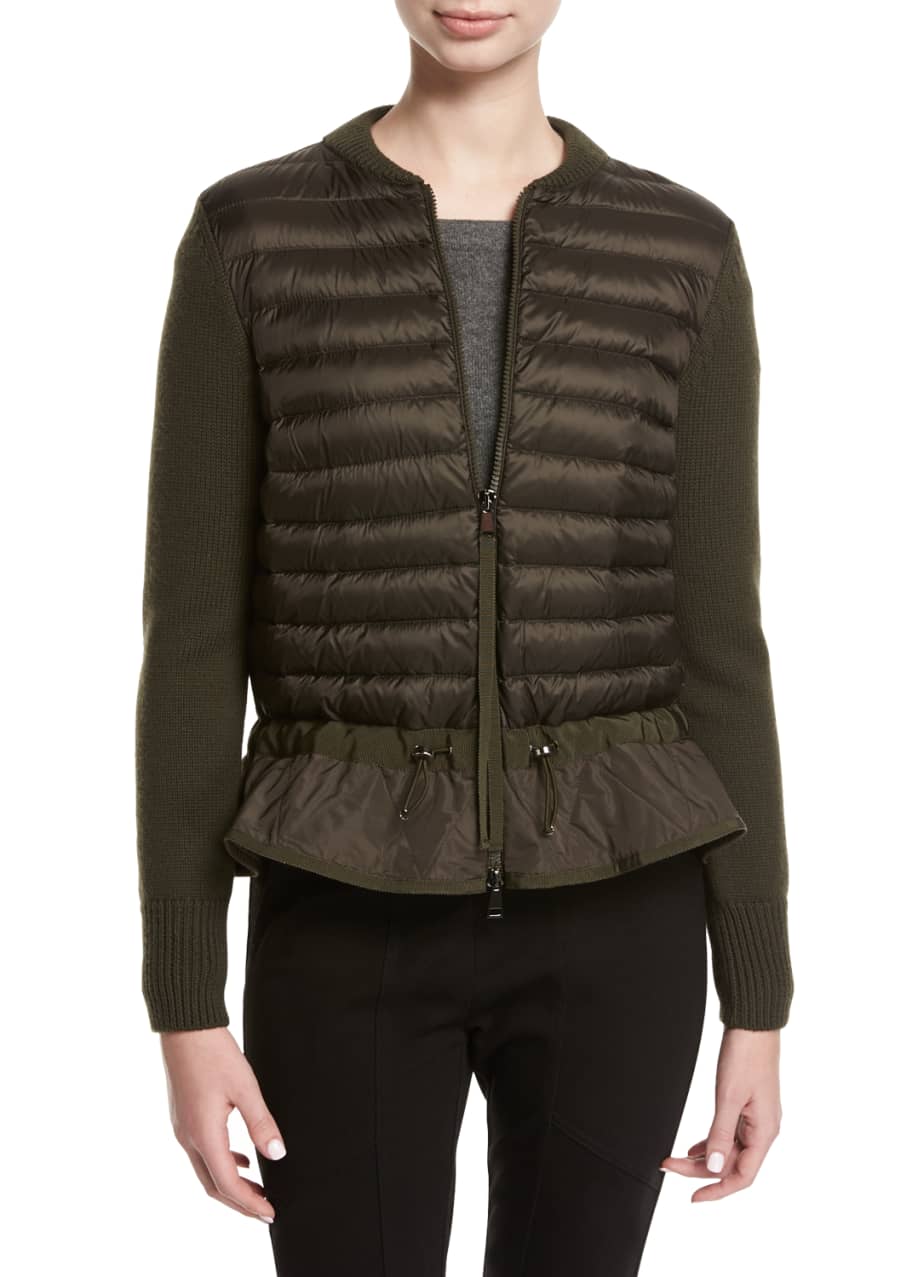 Moncler peplum new arrivals