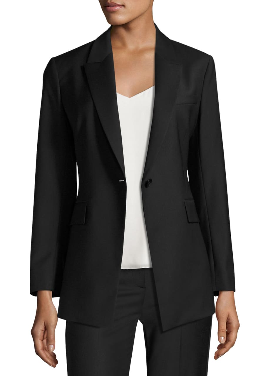 Theory Continuous LongLine Blazer Bergdorf Goodman
