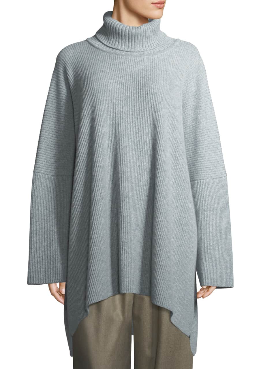 Eskandar Ribbed Knit Cashmere Turtleneck Sweater Bergdorf Goodman