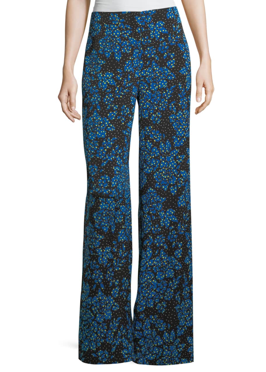 Diane von furstenberg wide leg pants top