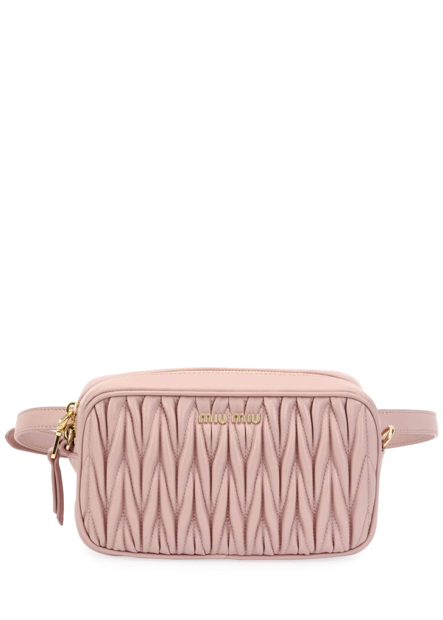 Miu Miu Matelasse Leather Belt Bag Bergdorf Goodman