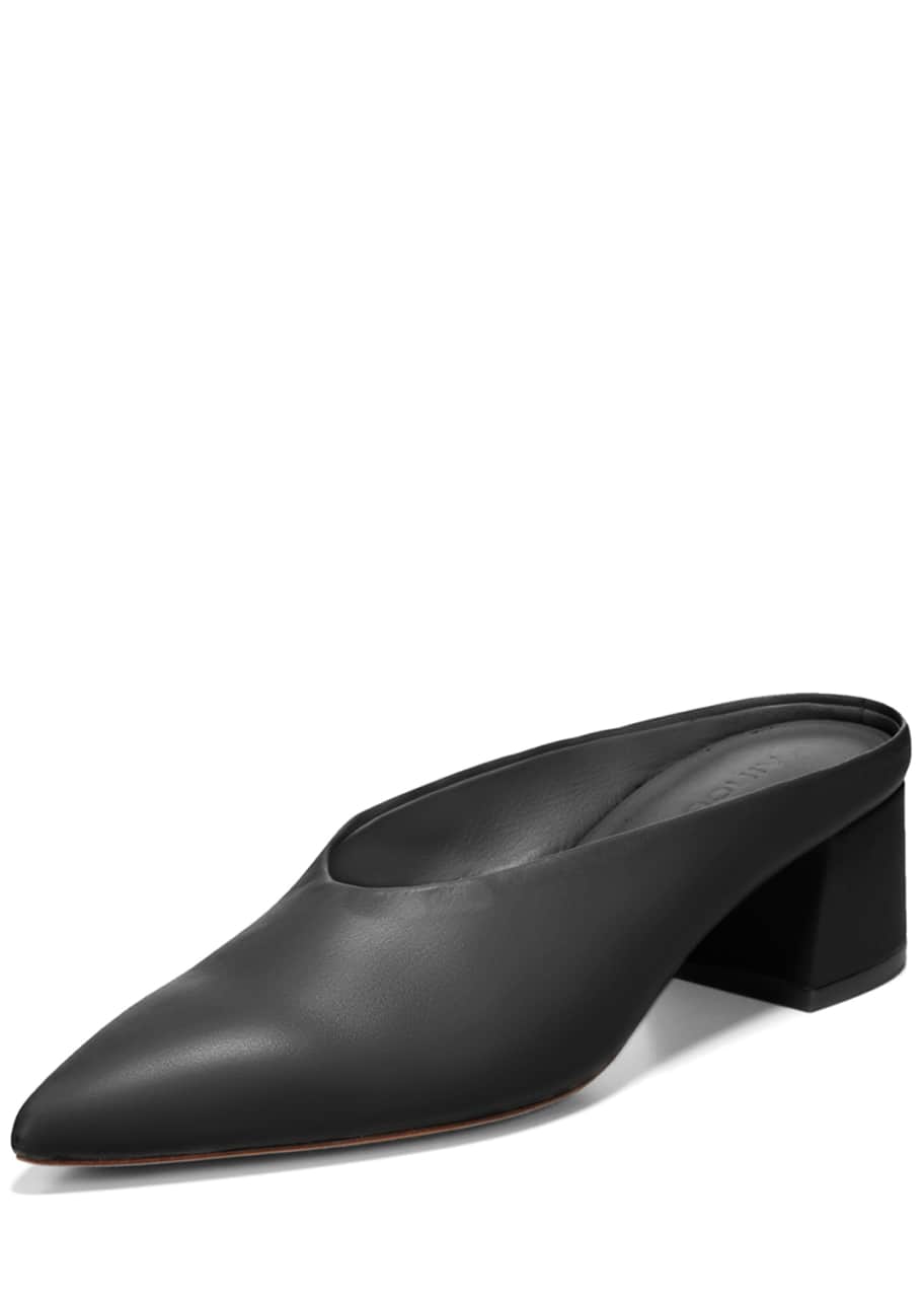 Vince women's ralston leather mules sale