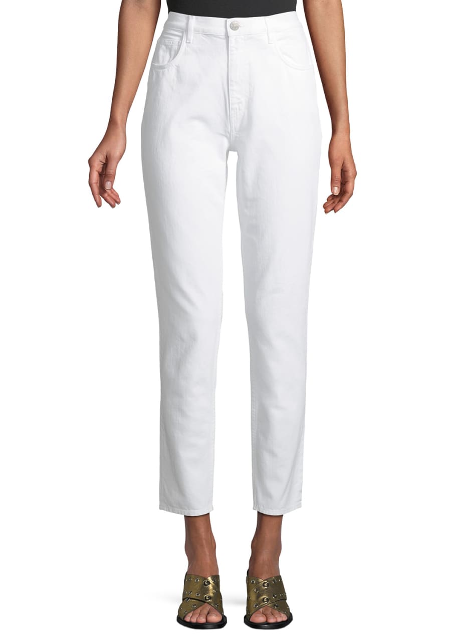 Image 1 of 1: Mimi High-Rise Straight-Leg Ankle Jeans