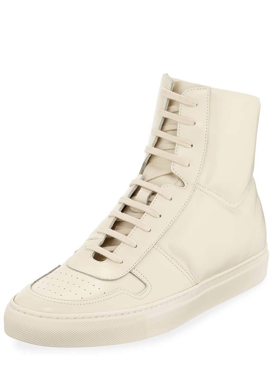 Common Projects Men's BBall Leather High-Top Sneakers - Bergdorf Goodman