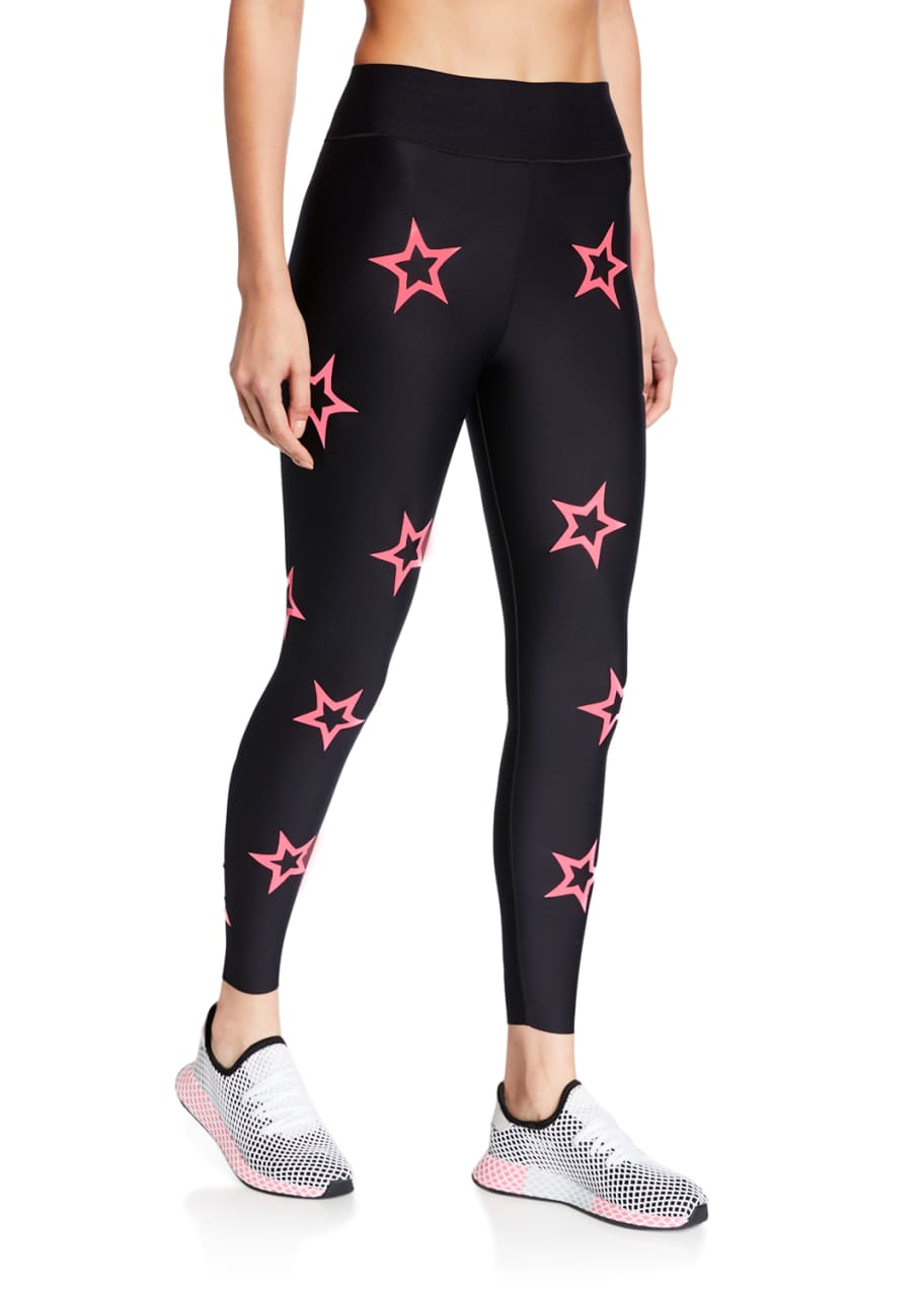 Image 1 of 1: Ultra High Dropout Knockout Star Leggings