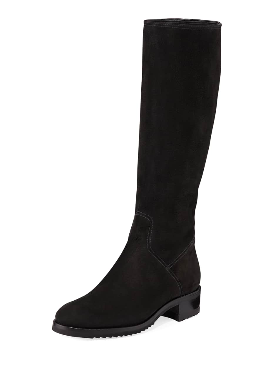 Image 1 of 1: Suede Knee-High Boots