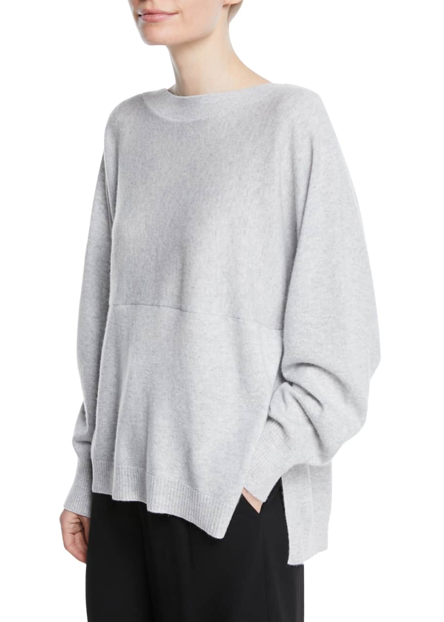 Vince side outlet slit crew