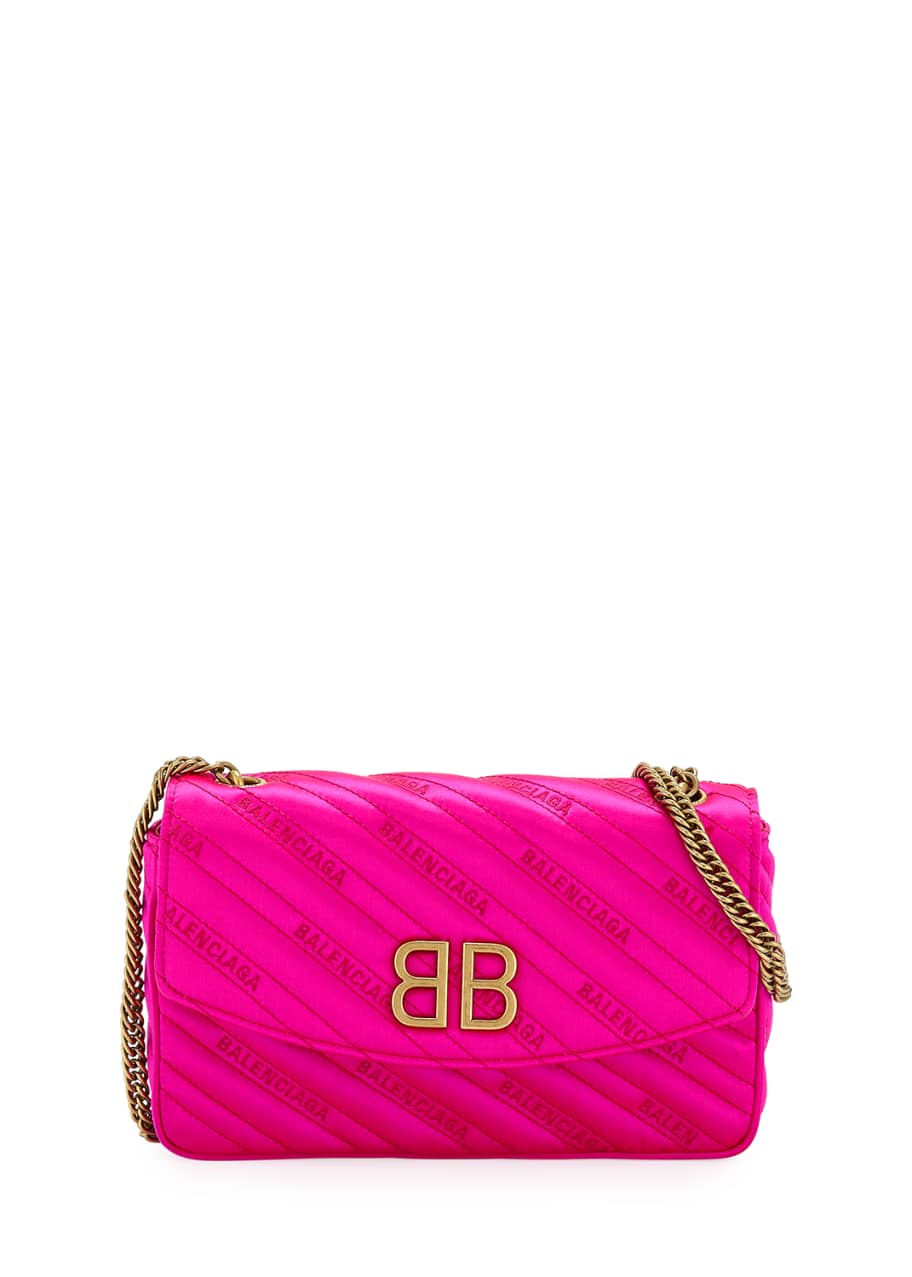 Bb satin wallet on a chain online