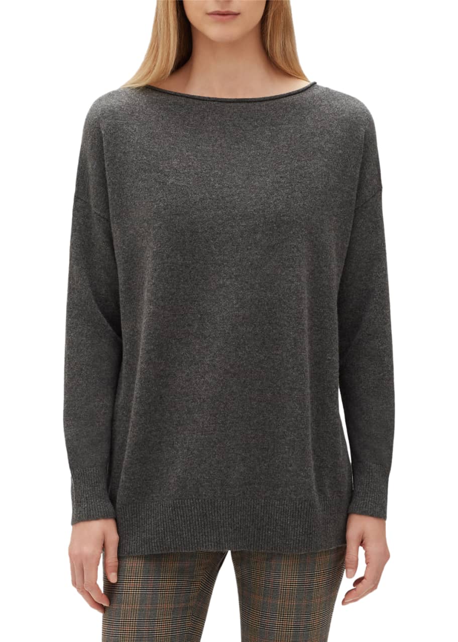 Lafayette 148 New York Cashmere Relaxed Pullover Sweater - Bergdorf Goodman