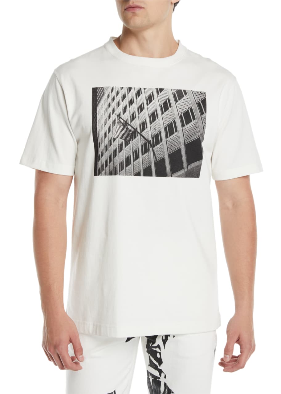 CALVIN KLEIN 205W39NYC Men's Photographic Flag T-Shirt - Bergdorf Goodman