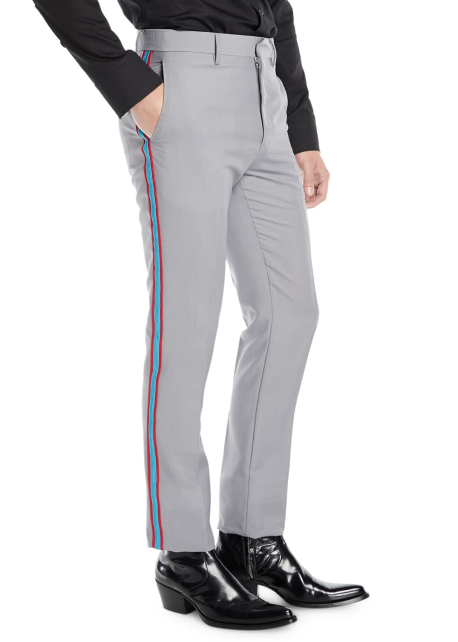 CALVIN KLEIN 205W39NYC Men s MWPA12 Two Tone Side Stripe Mohair