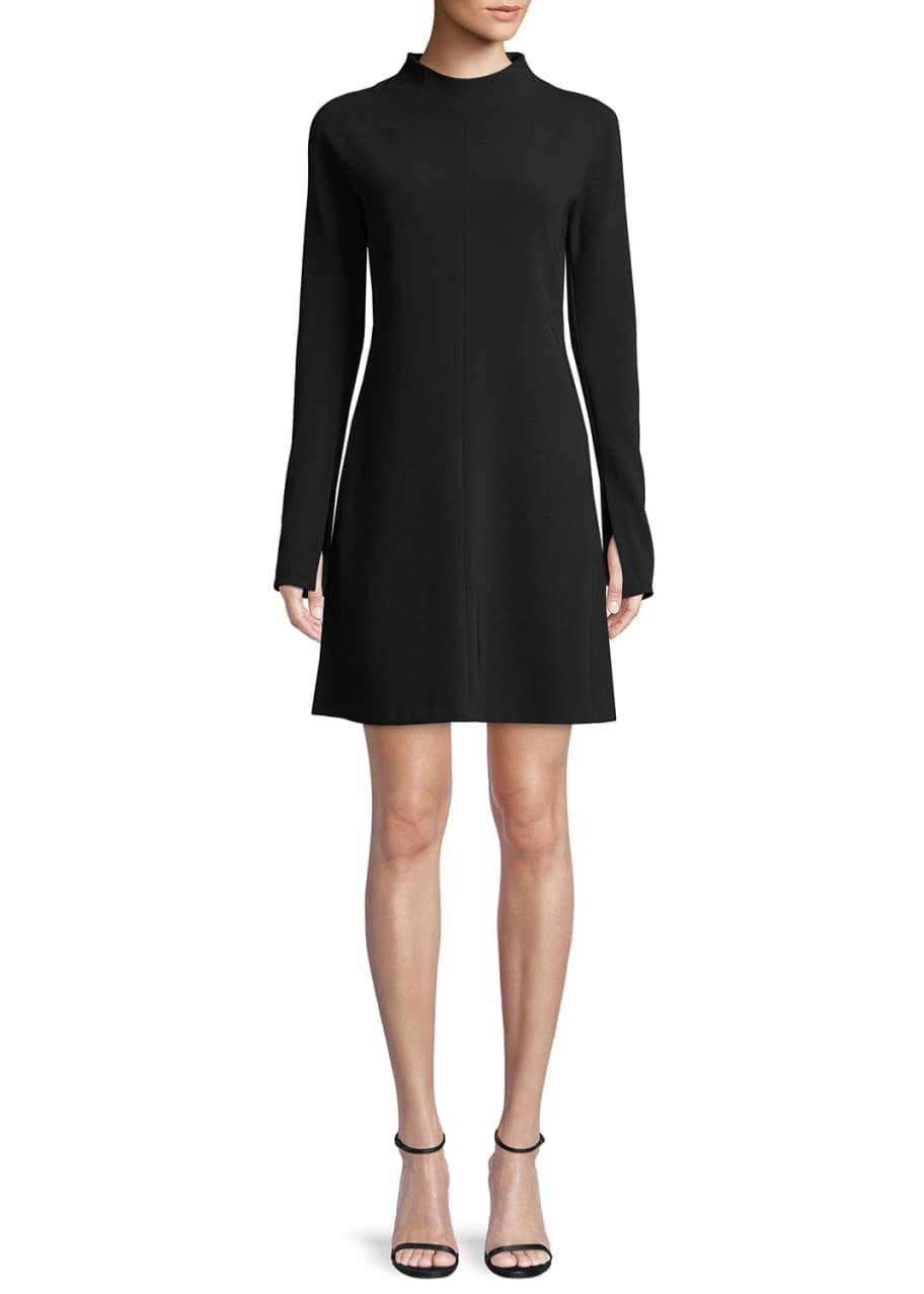Theory mock top neck dress