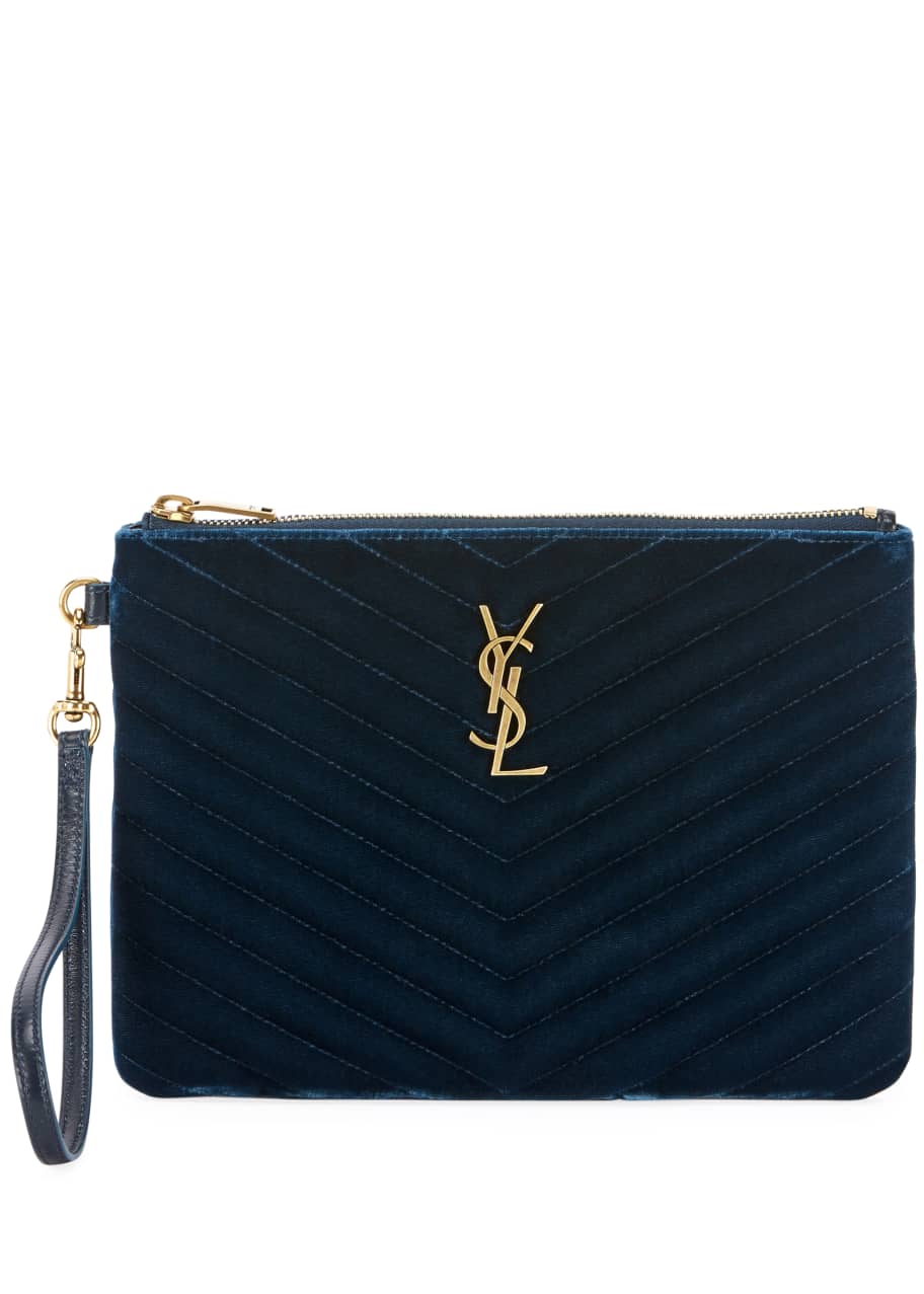 Saint Laurent Small YSL Monogram Leather Satchel Bag - Bergdorf