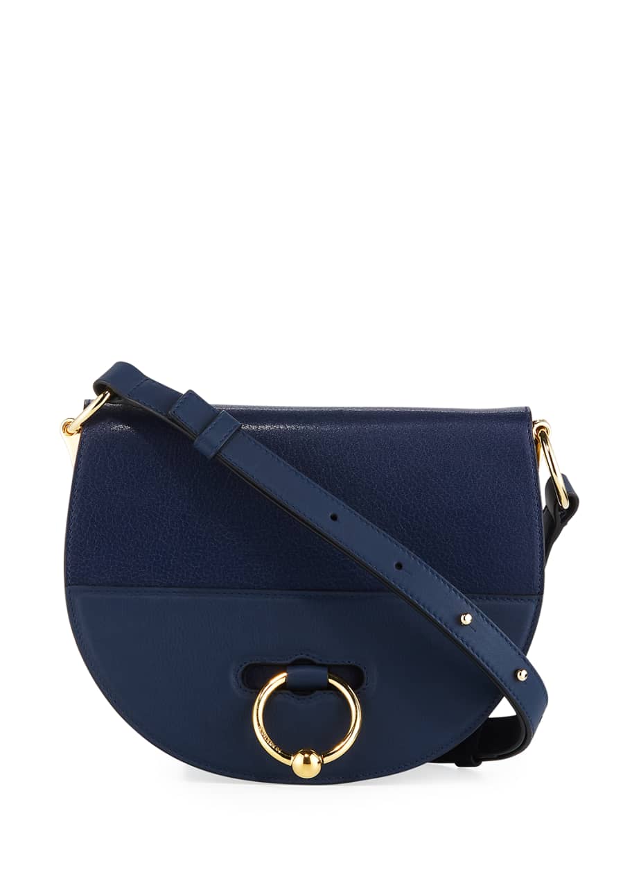 JW Anderson Latch Goatskin Leather Saddle Shoulder Bag Bergdorf