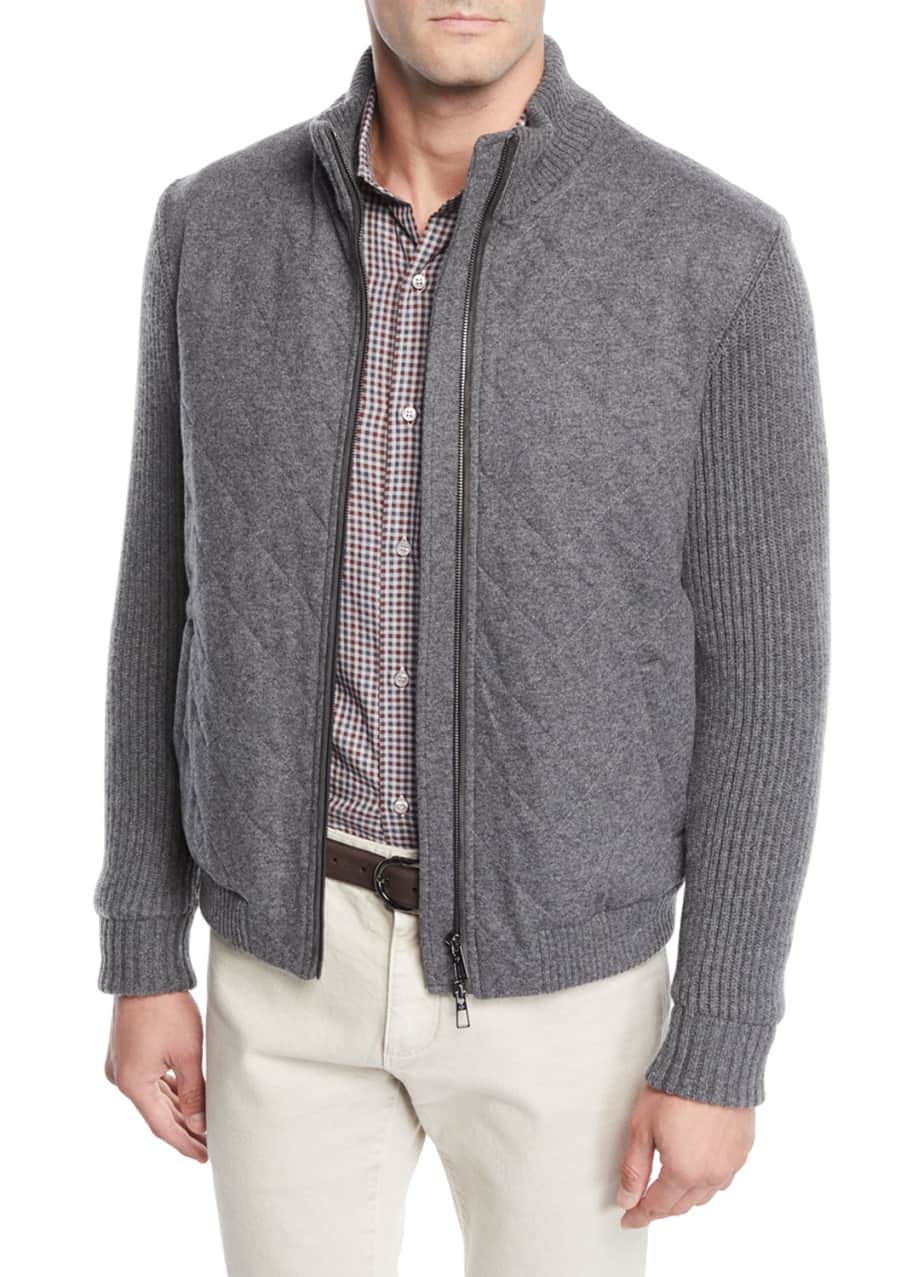 Mens cashmere bomber jacket hot sale