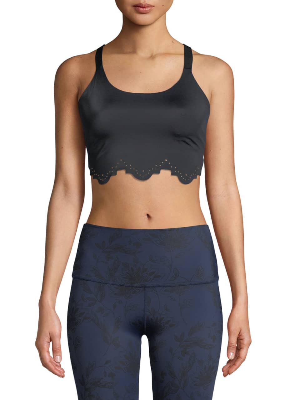 Beyond Yoga Cruz Scalloped Performance Bralette Bergdorf Goodman