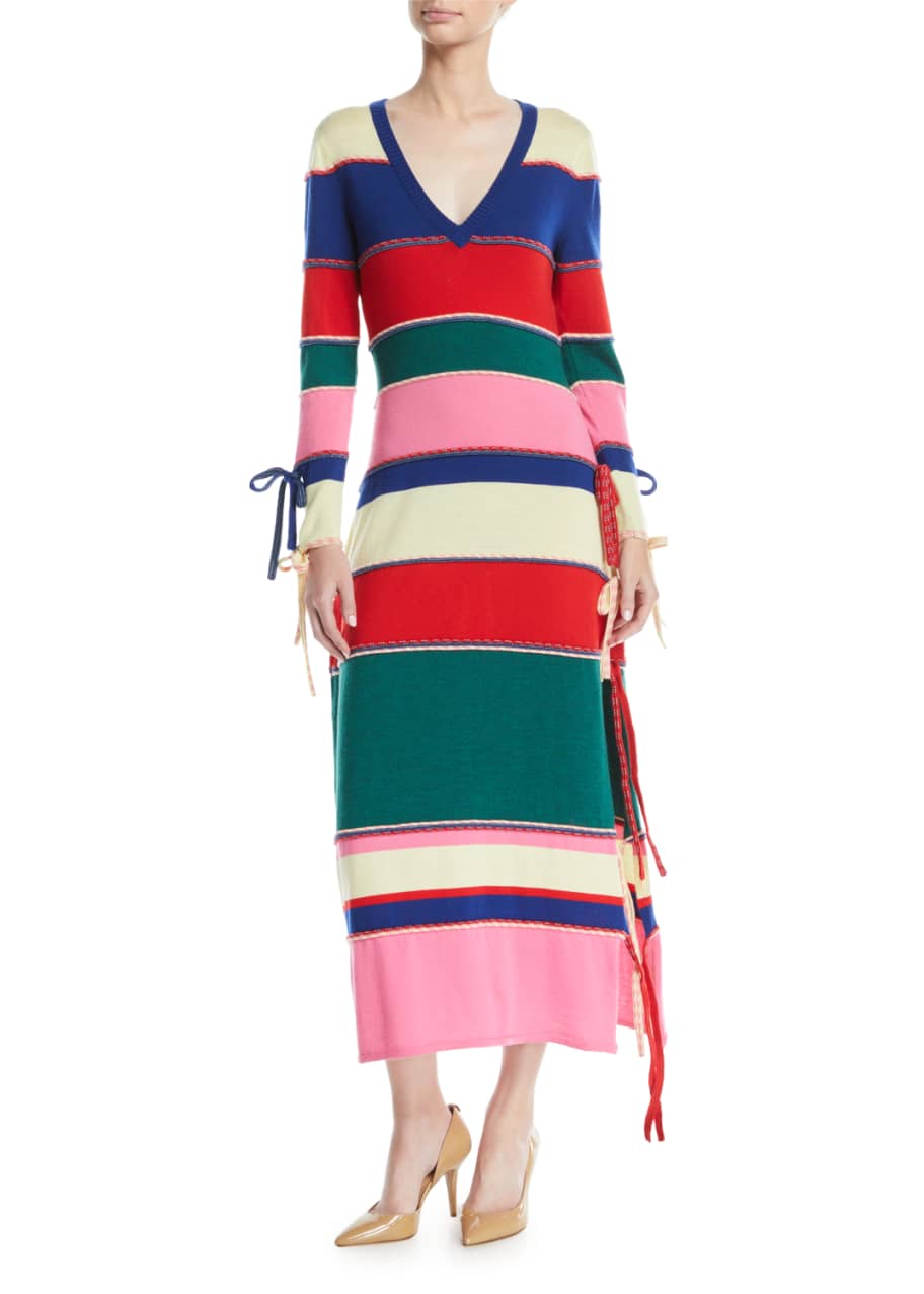 Rosie assoulin shop rainbow dress