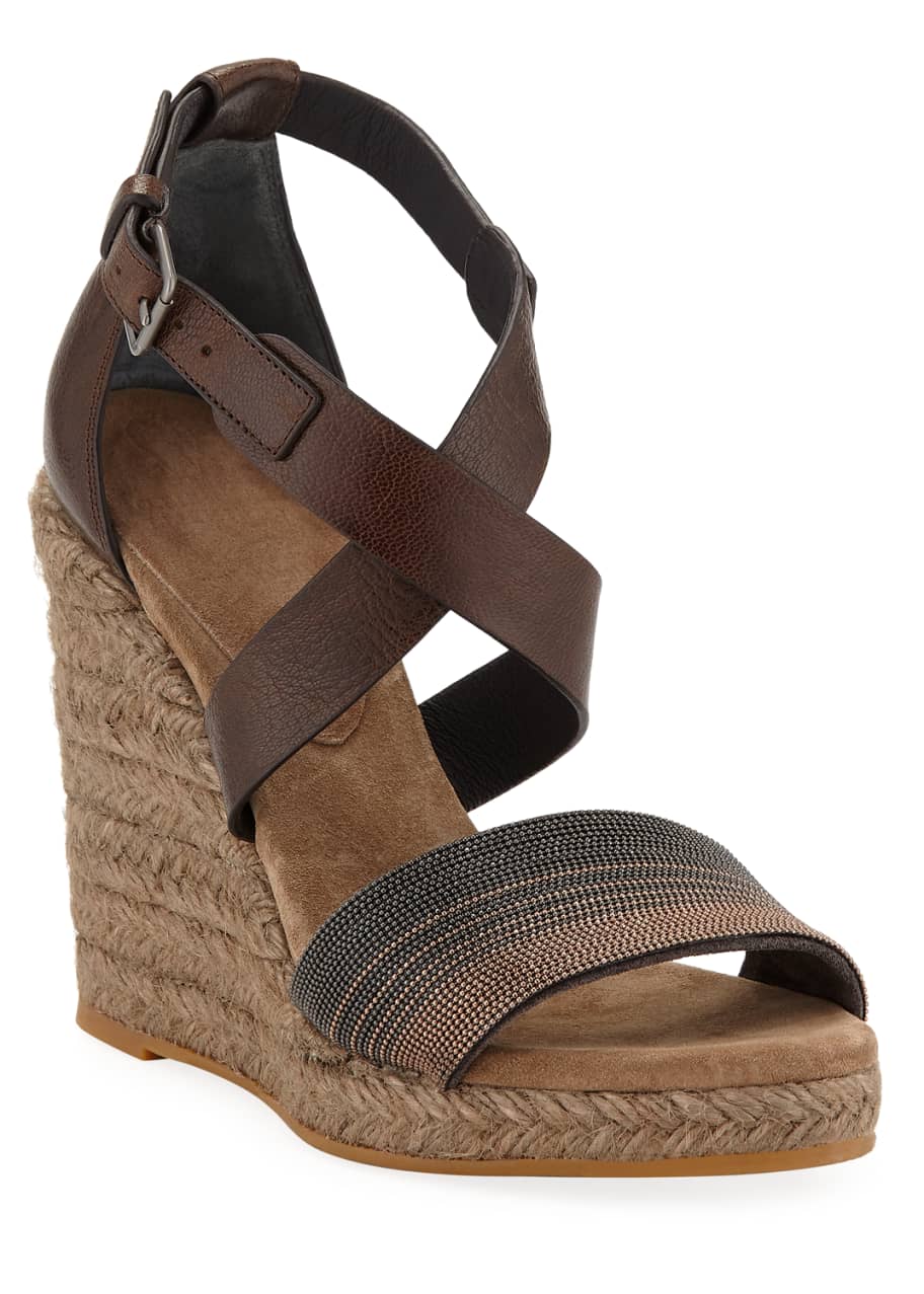 brunello cucinelli wedges