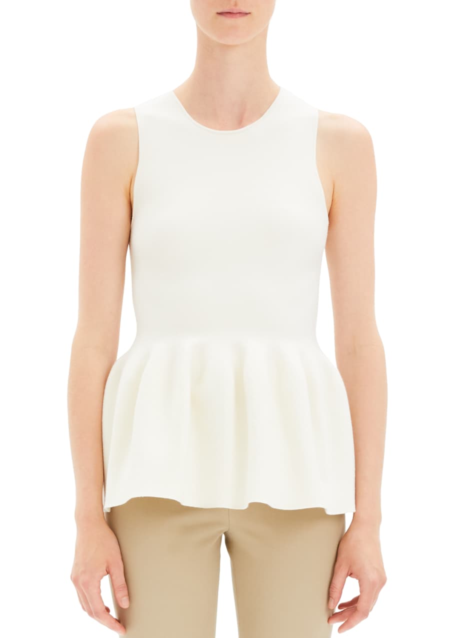 Theory knit peplum top online