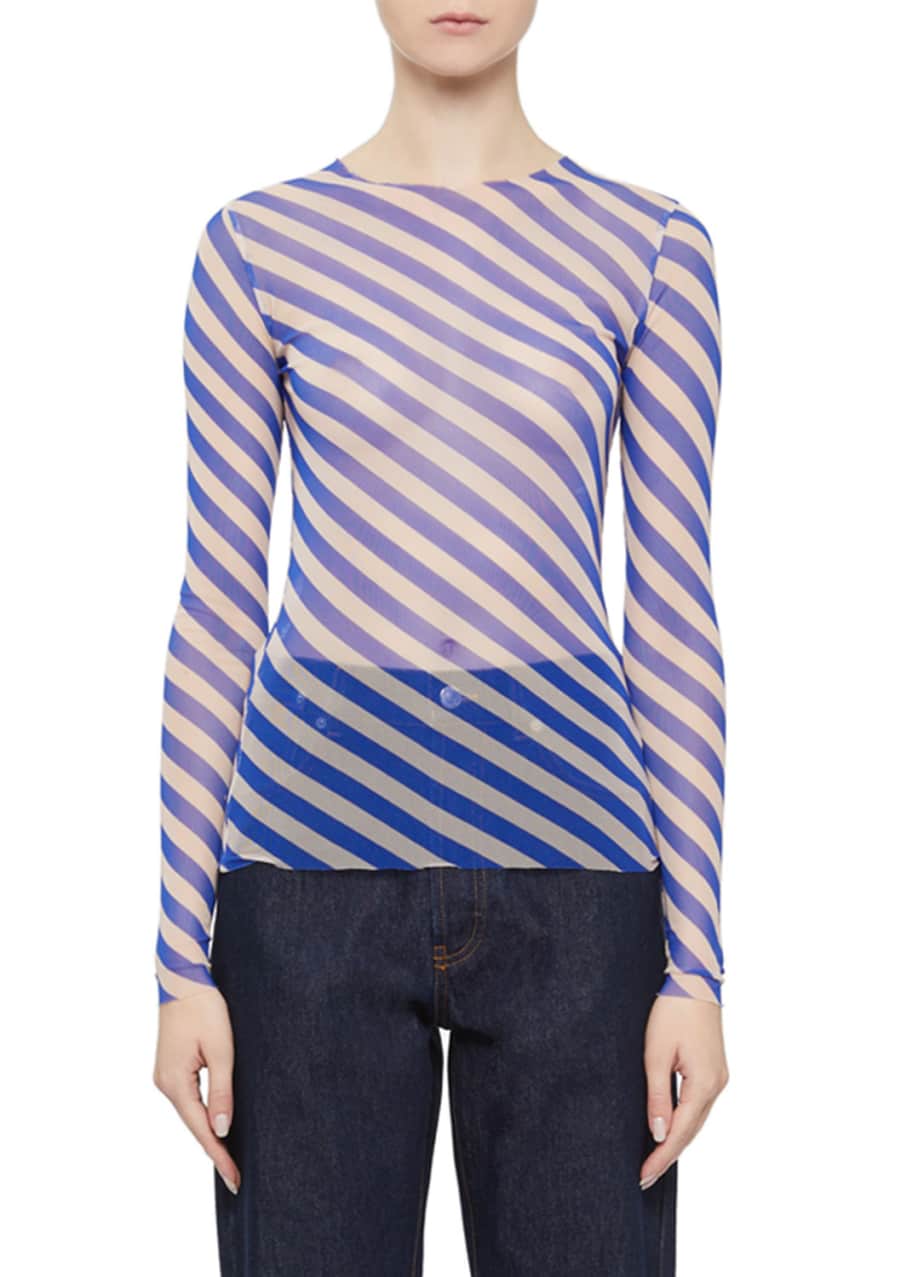 Striped mesh top store