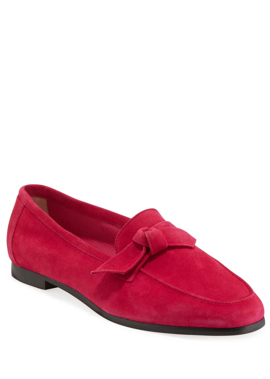 Becky Suede Flat Loafers