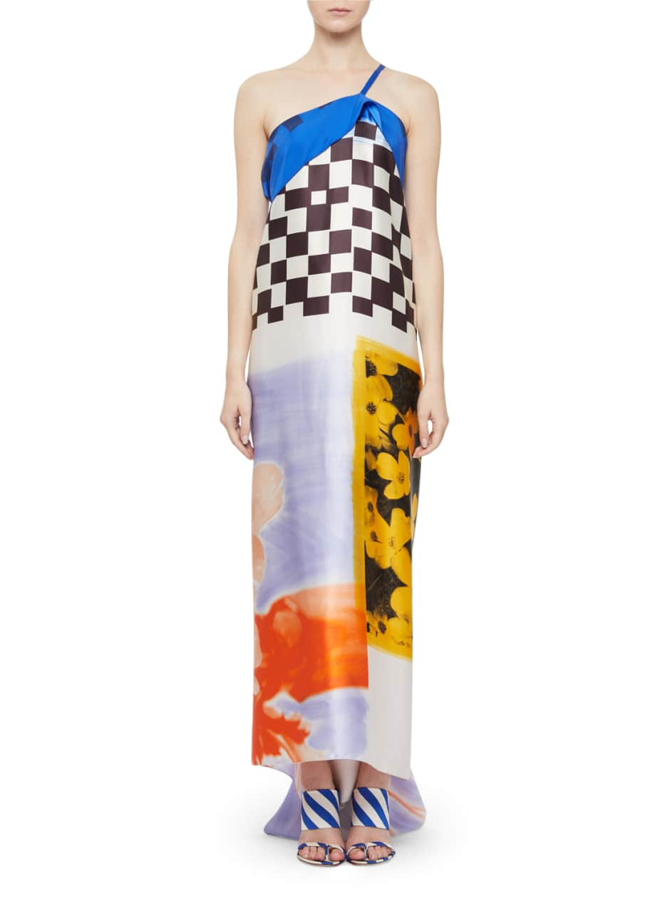 dries van noten silk dress