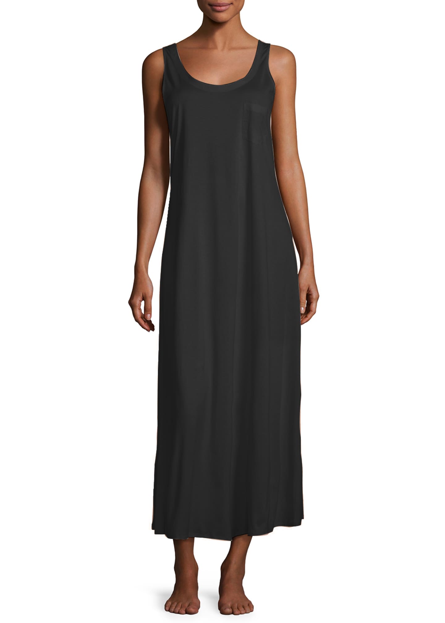 Hanro Long Cotton Tank Nightgown Bergdorf Goodman