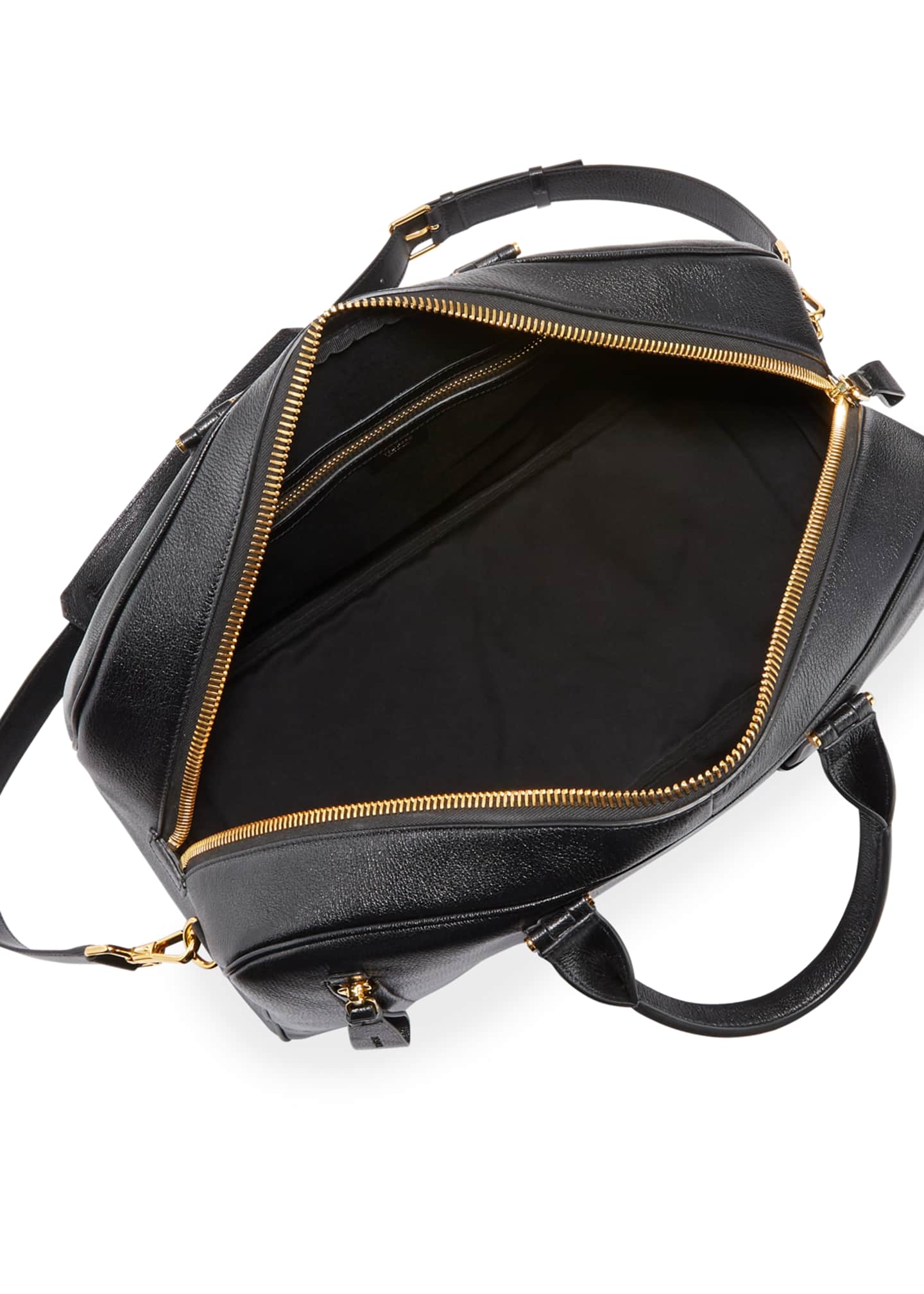 TOM FORD Men's Leather Duffel Weekender Bag - Bergdorf Goodman