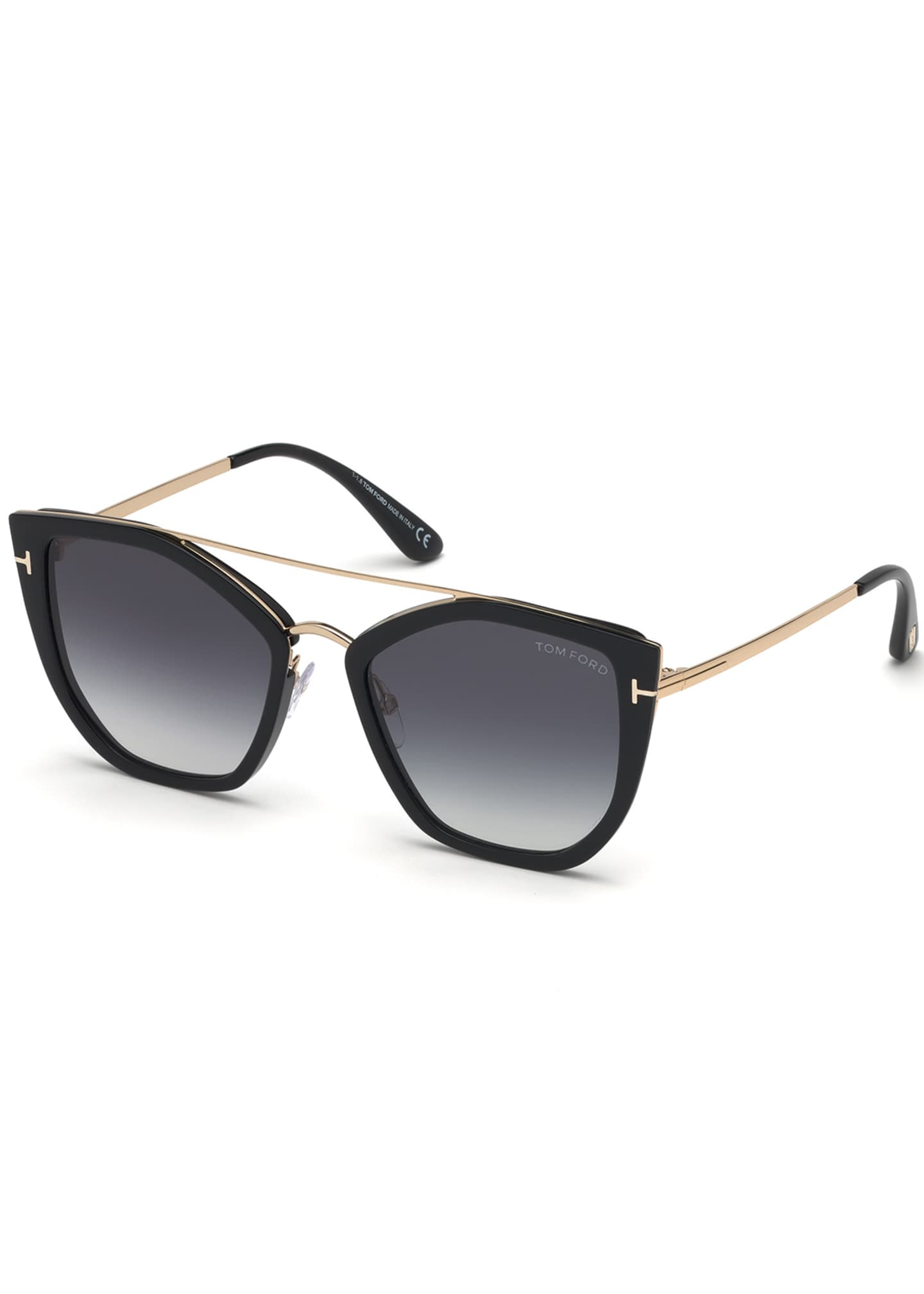 TOM FORD Dahlia Butterfly Metal & Acetate Sunglasses Bergdorf Goodman