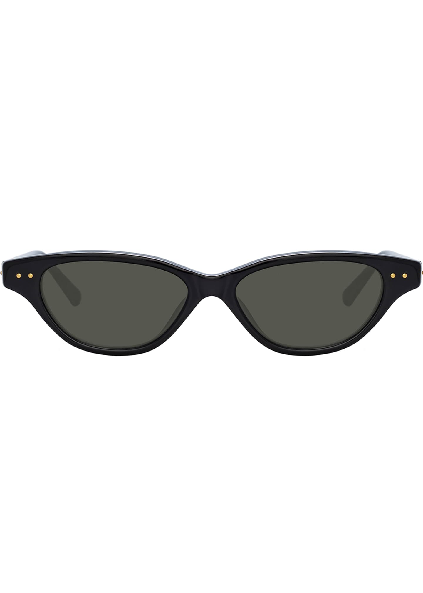 Linda Farrow Slim Acetate Cat-Eye Sunglasses - Bergdorf Goodman