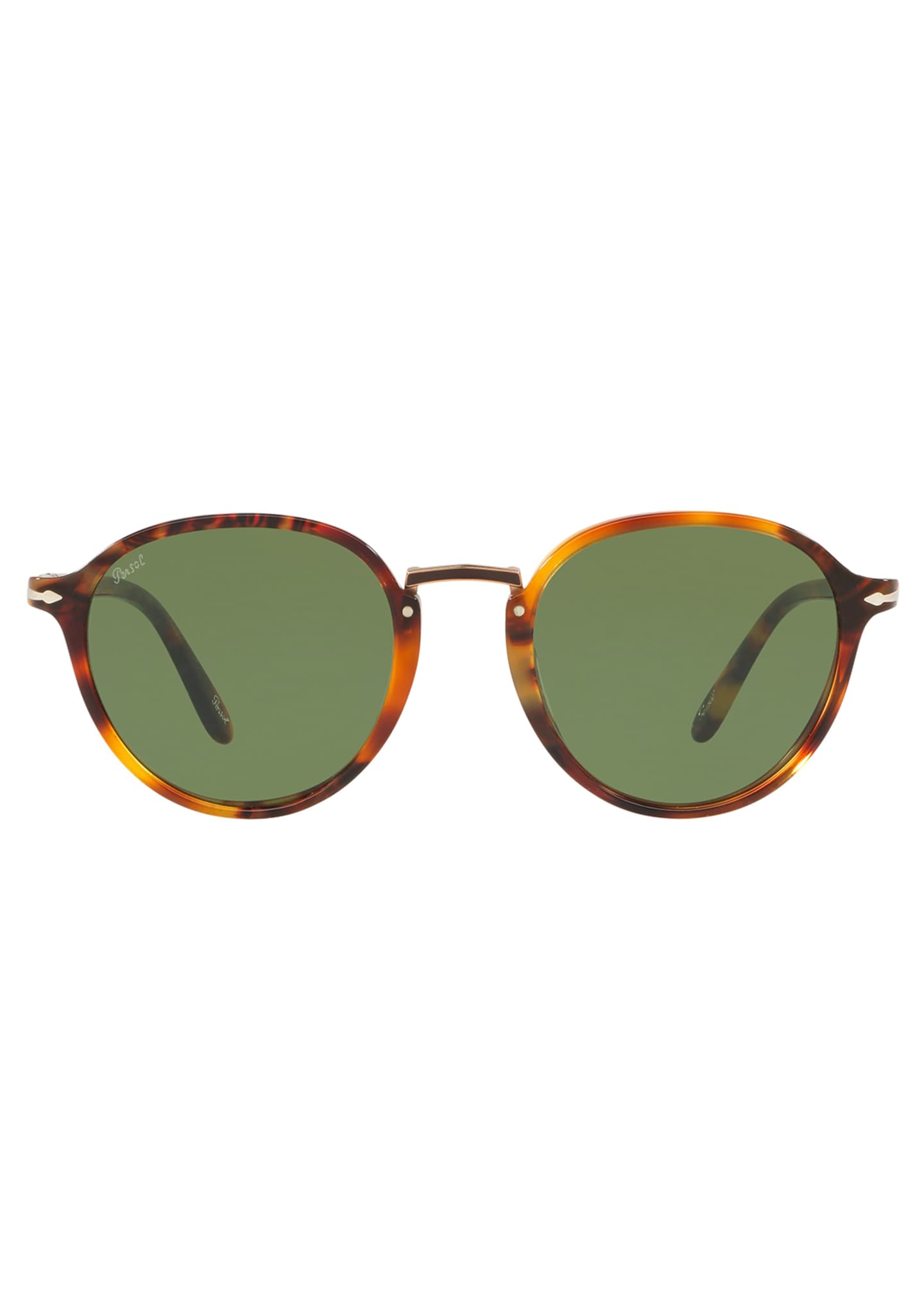 Persol Mens Po3184s Round Acetate Sunglasses Bergdorf Goodman 