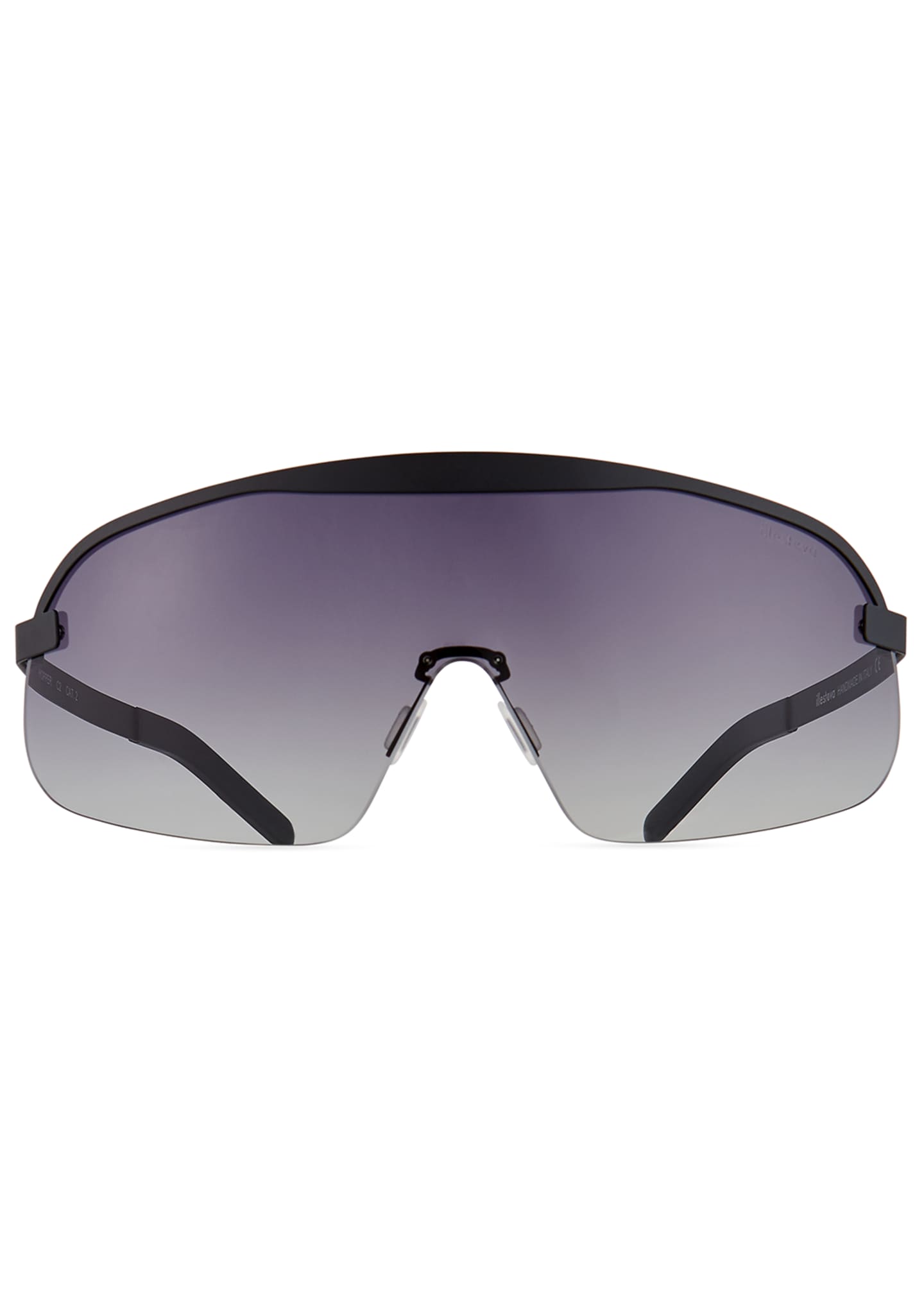 Illesteva Hopper Gradient Shield Sunglasses Bergdorf Goodman