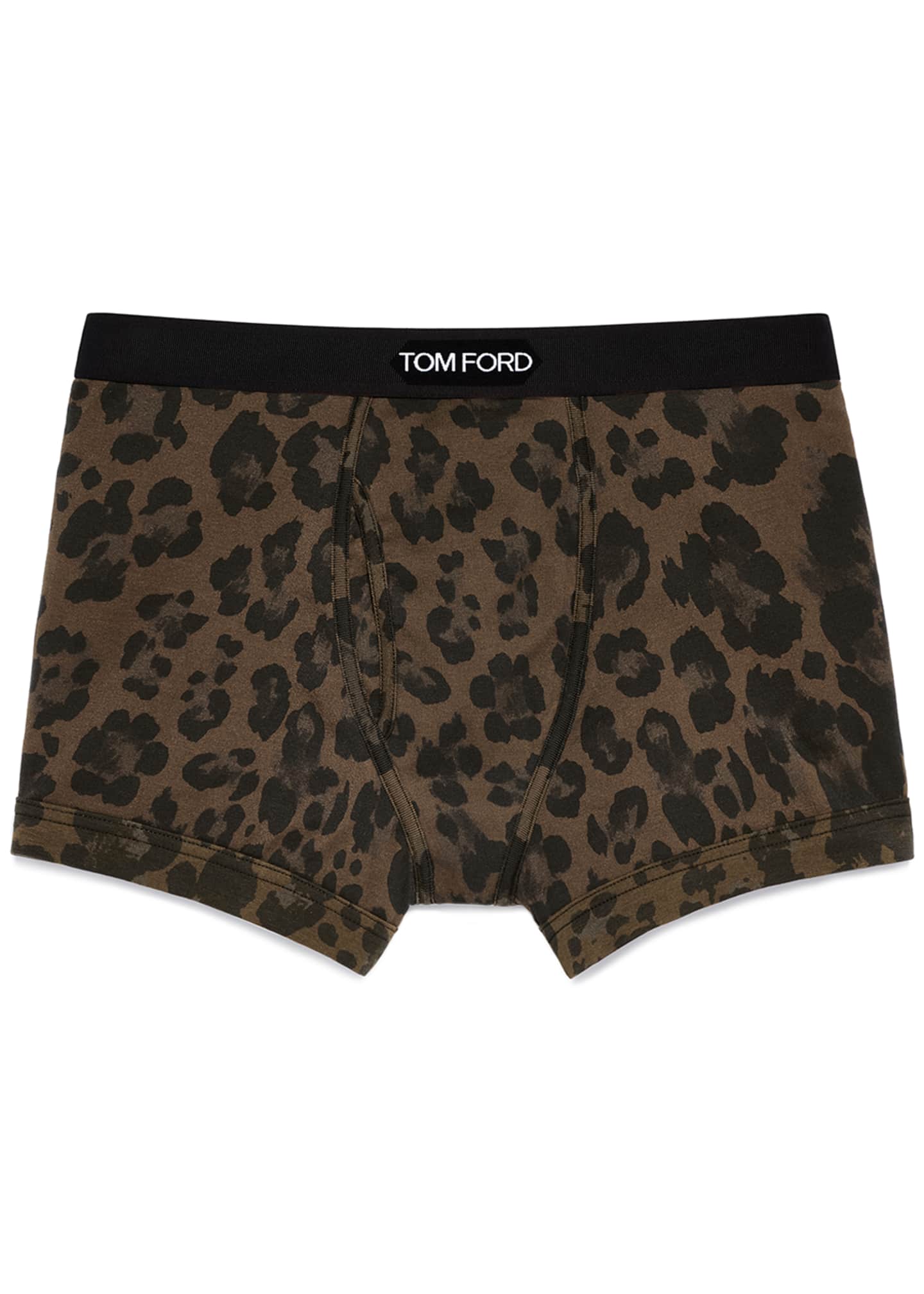 TOM FORD Men's Cotton LeopardPrint Boxer Briefs Bergdorf Goodman