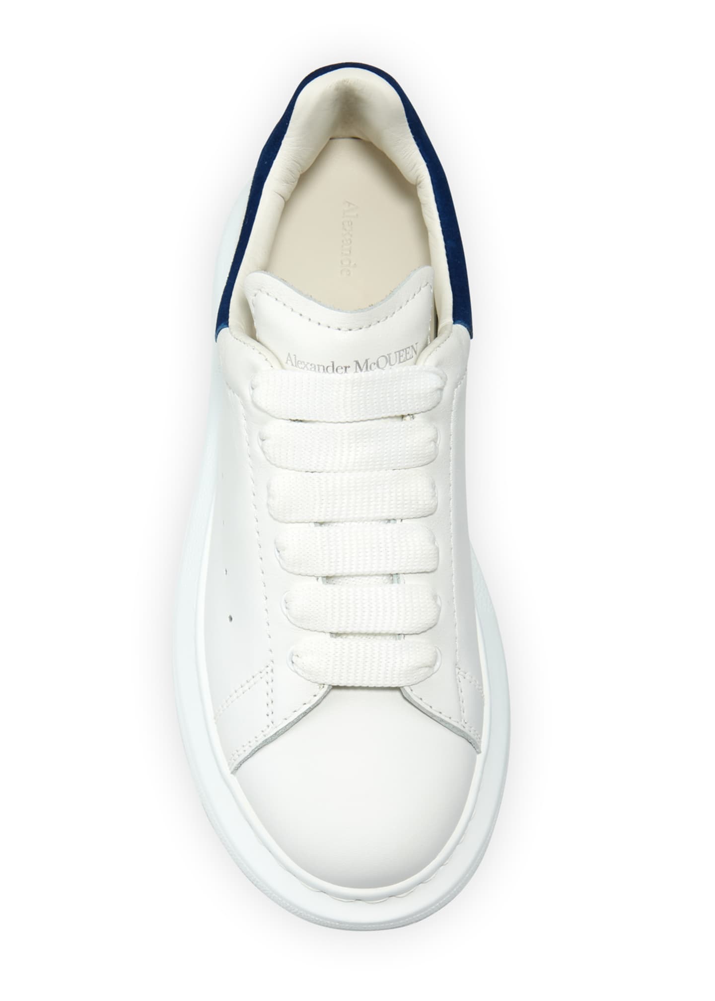 Alexander McQueen Oversized Leather Sneakers, Toddler/Kids Bergdorf
