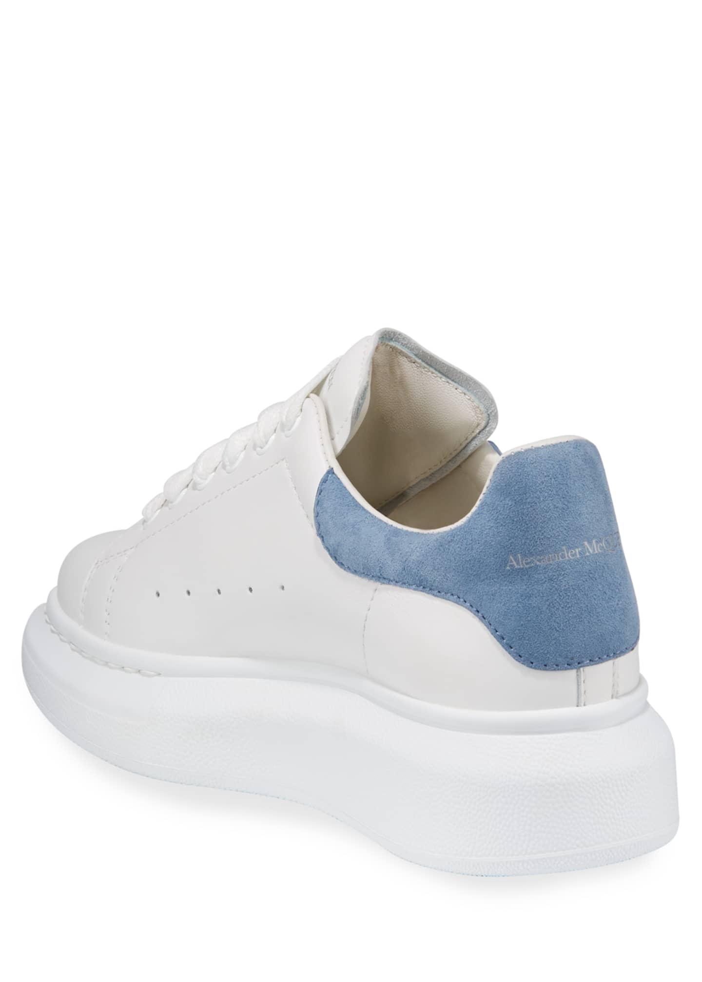 Alexander McQueen Oversized Leather Sneakers, Toddler/Kids Bergdorf