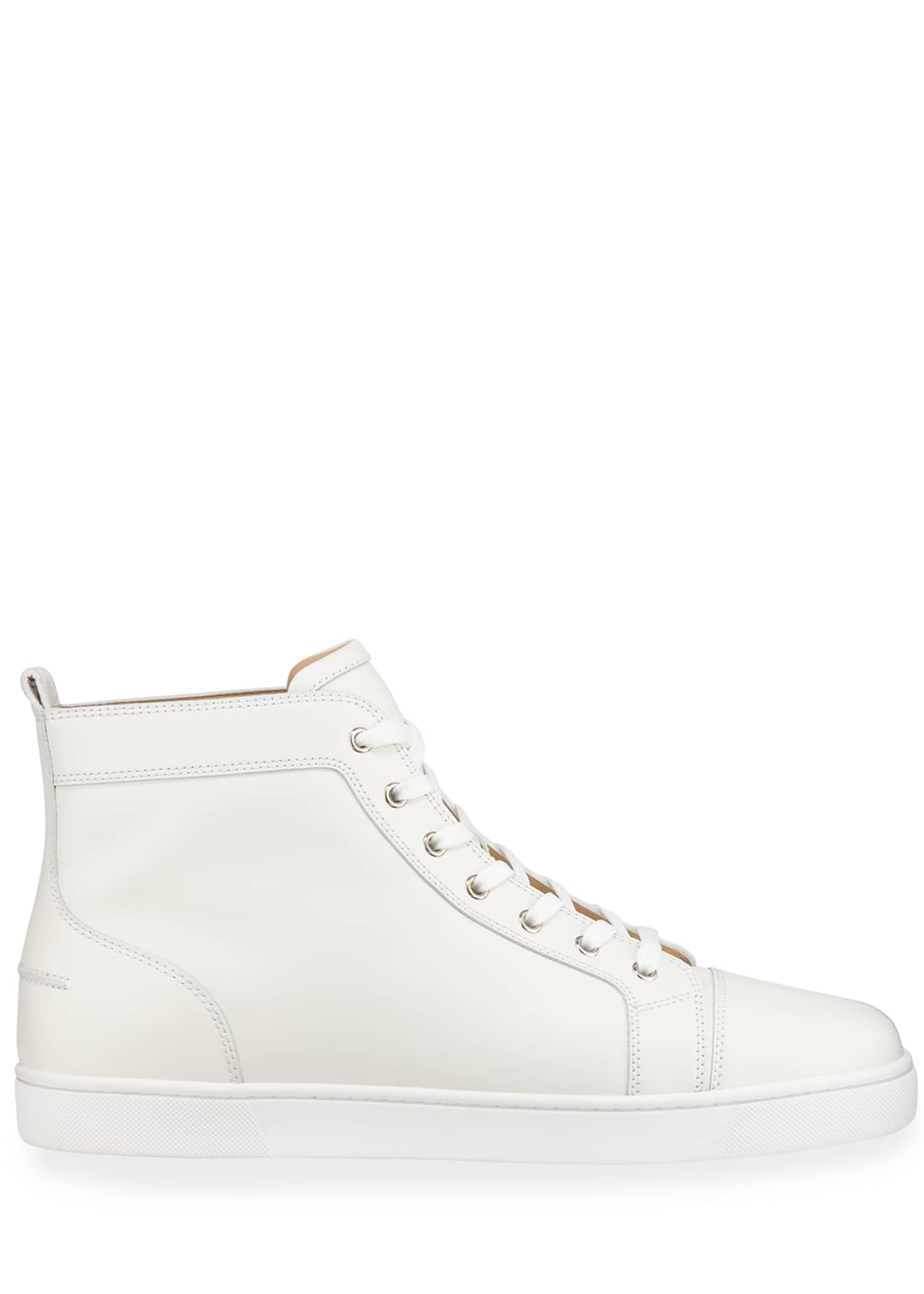 Christian Louboutin Men's Louis Leather High-Top Sneakers - Bergdorf ...