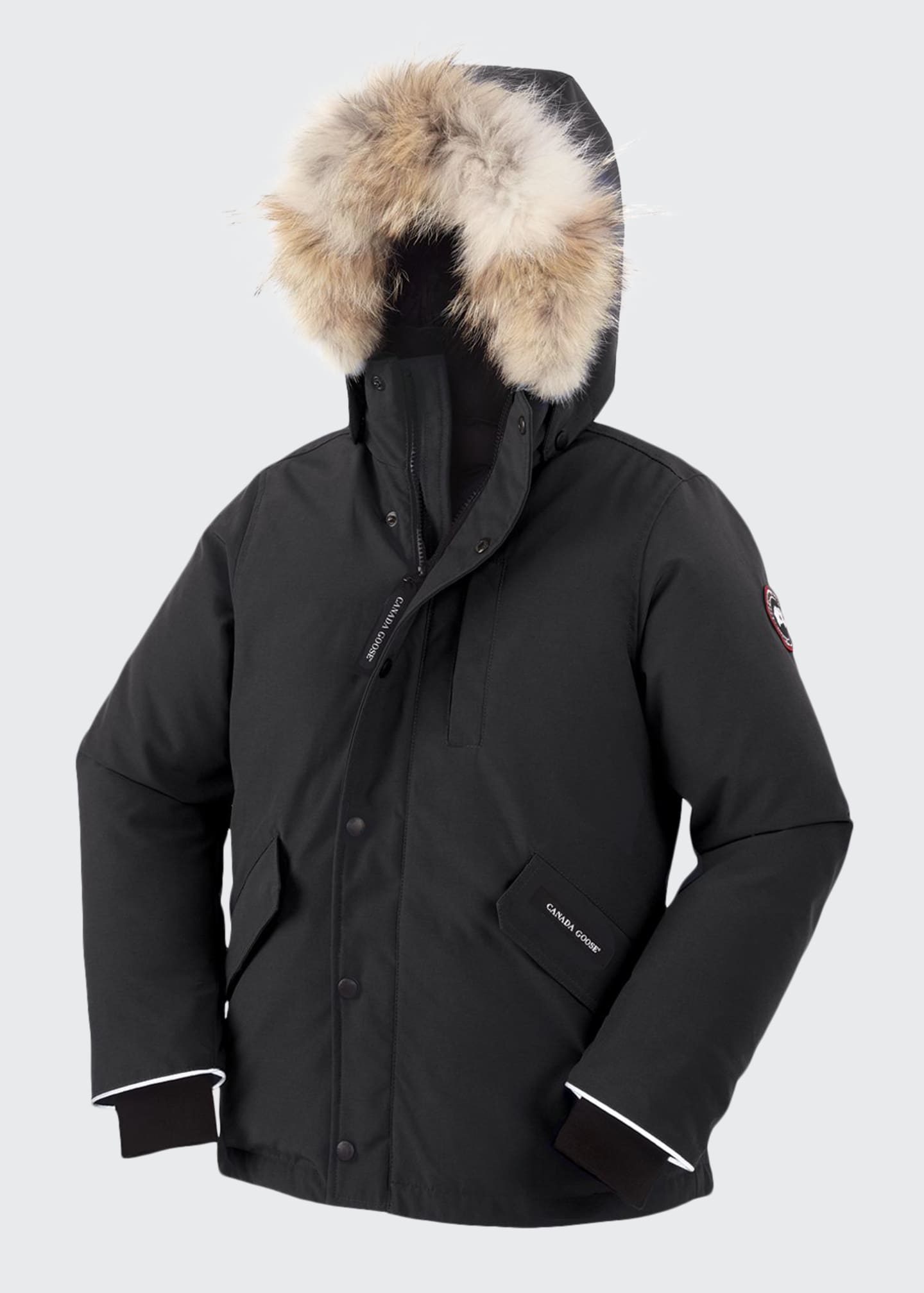 Canada Goose Boys' Logan Parka with Fur Trim, Size XSXL Bergdorf Goodman