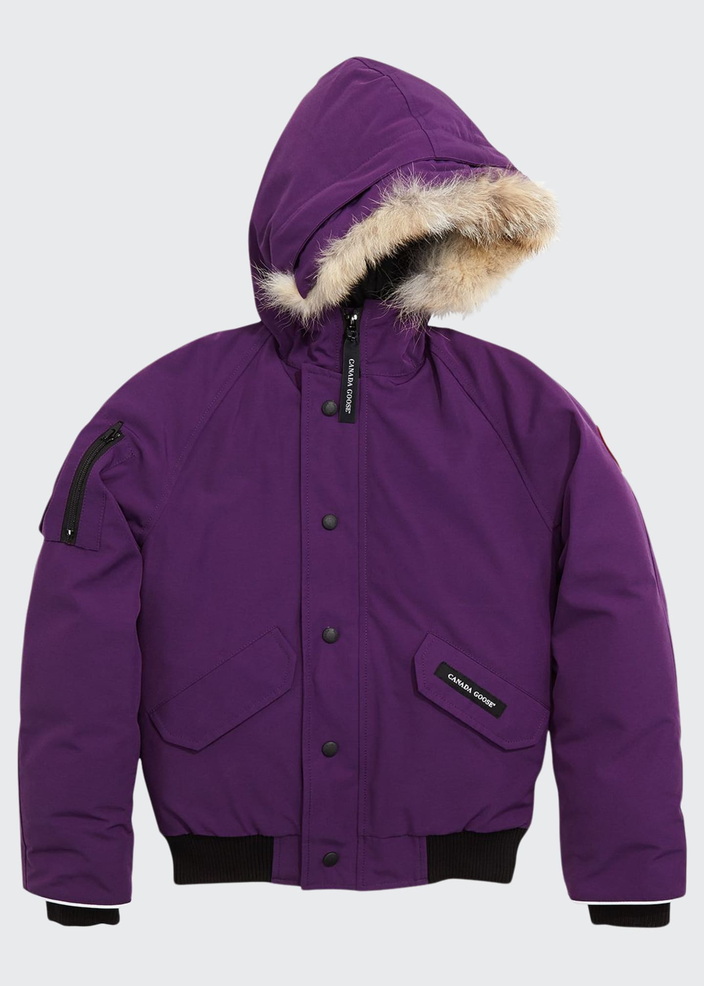 Canada Goose Rundle Hooded Down Bomber Jacket, Size XS(67)XL(1214