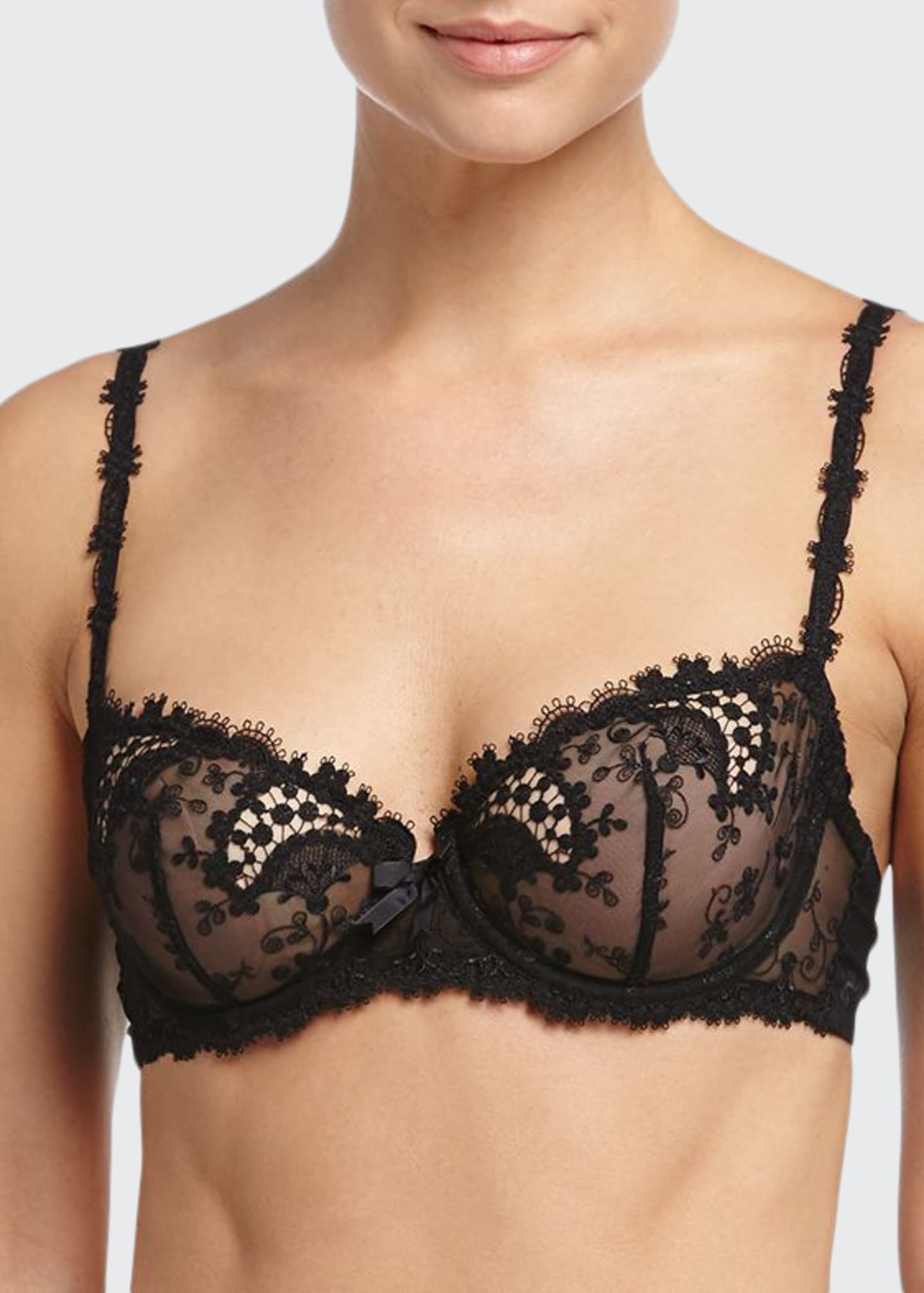 Simone Perele Wish Lace Demi Cup Bra Bergdorf Goodman