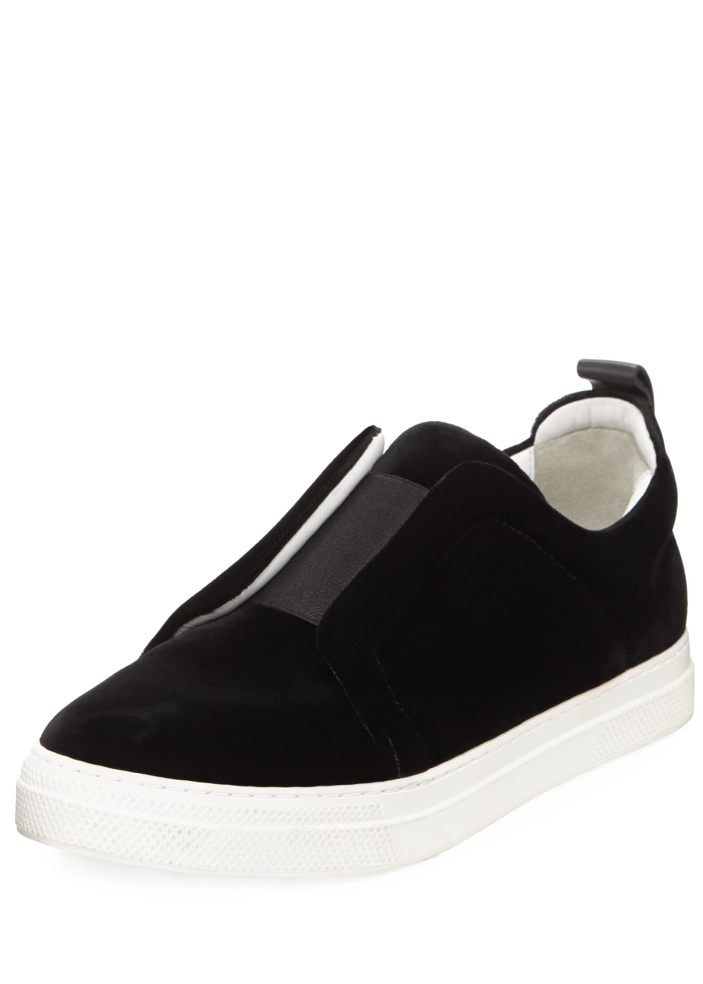 Velvet Slider Sneakers