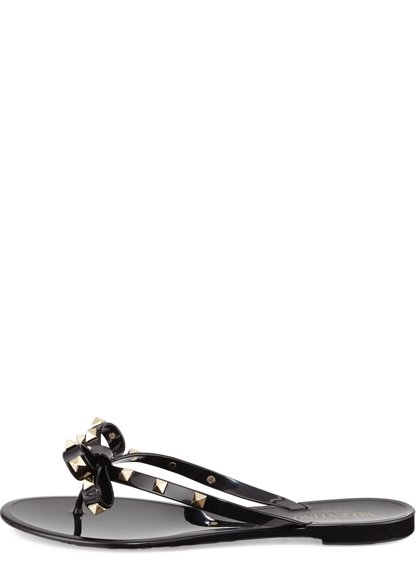 rockstud pvc thong sandal