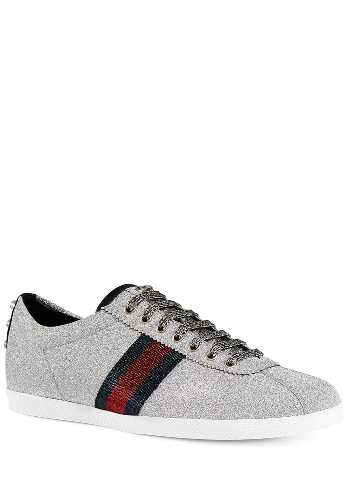black low top gucci shoes