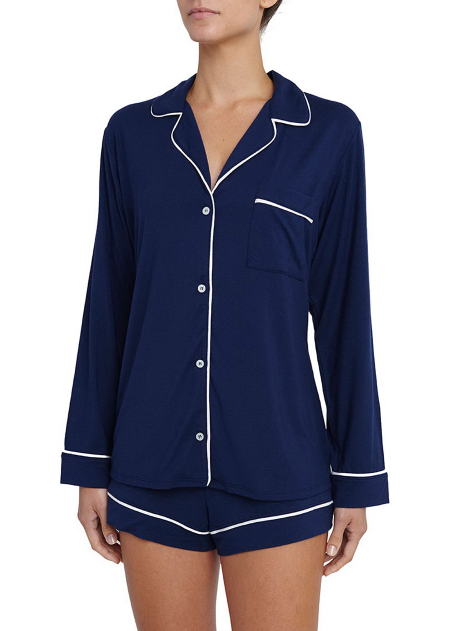 Eberjey Gisele LongSleeve Short Pajama Set Bergdorf Goodman