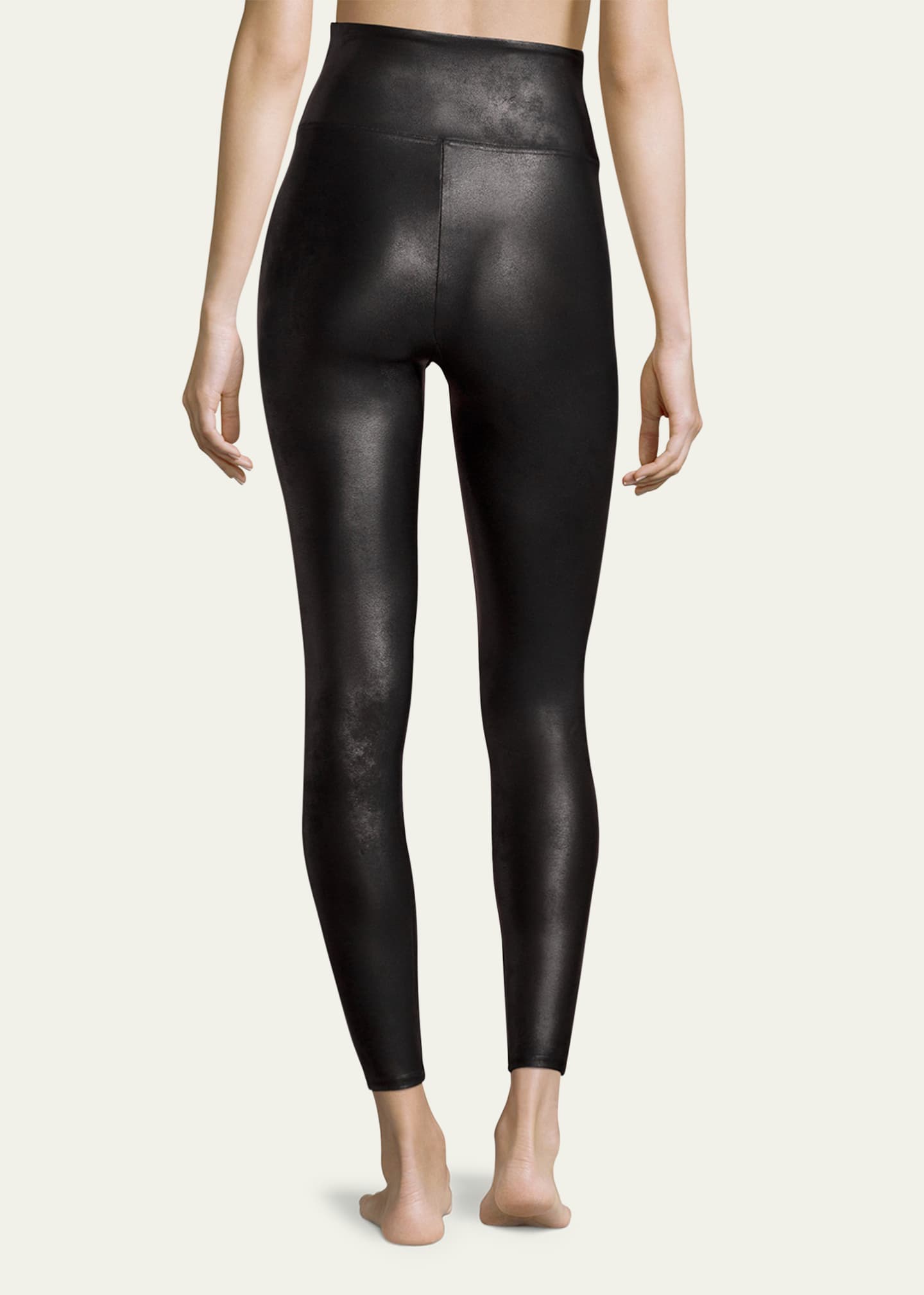 Assets by Spanx Faux Leather Shaping Leggings Sea Blue Size XL for sale  online