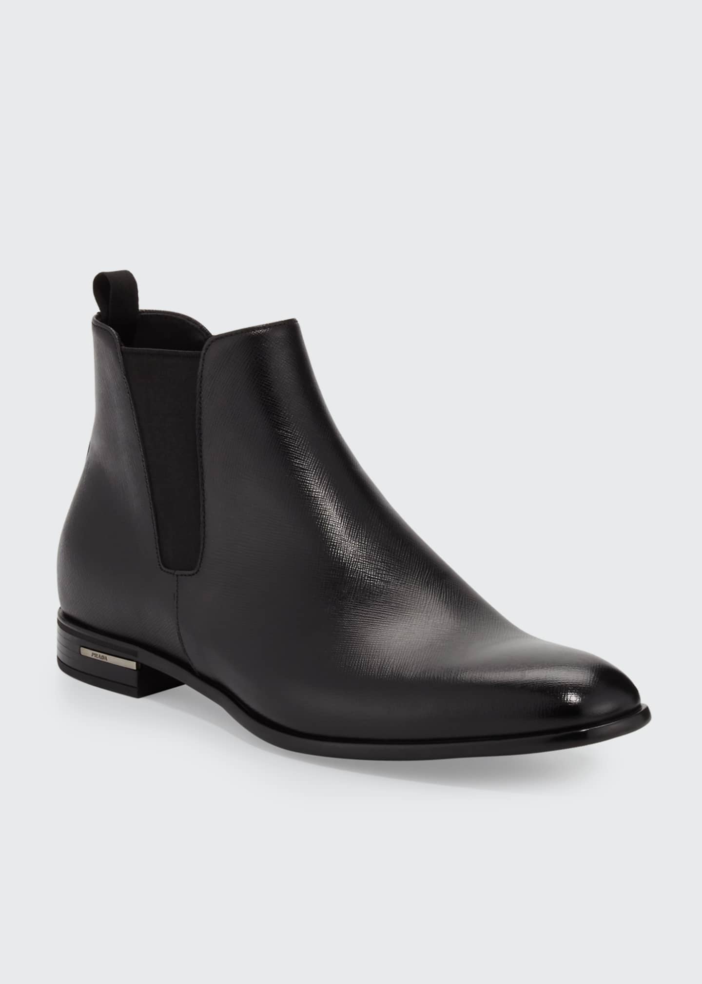 prada leather chelsea boots