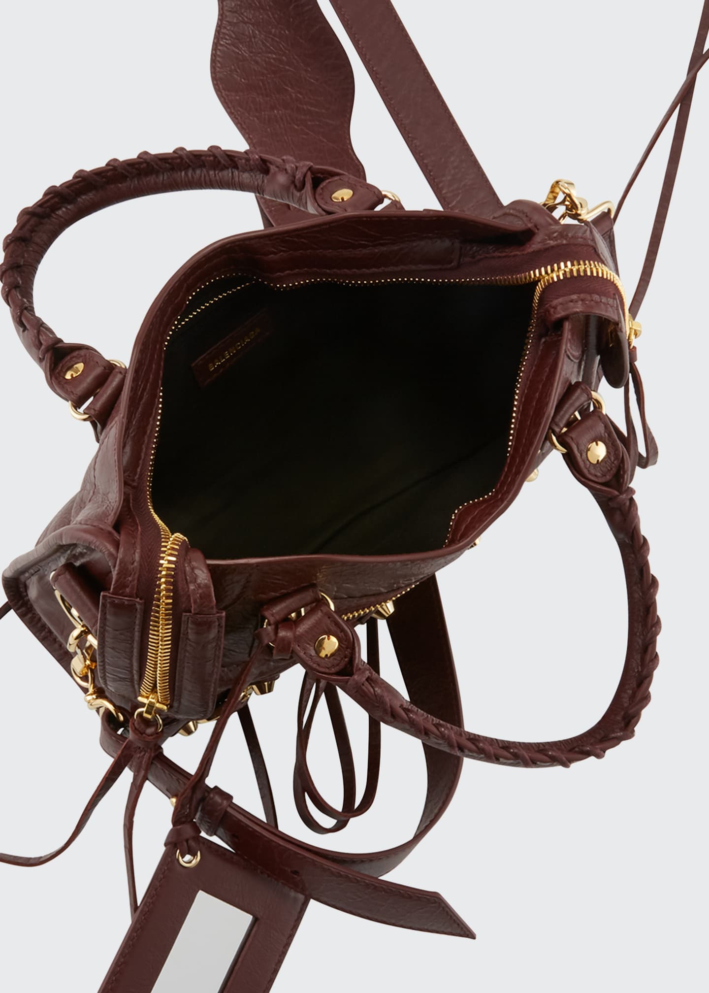 balenciaga classic city mini leather tote