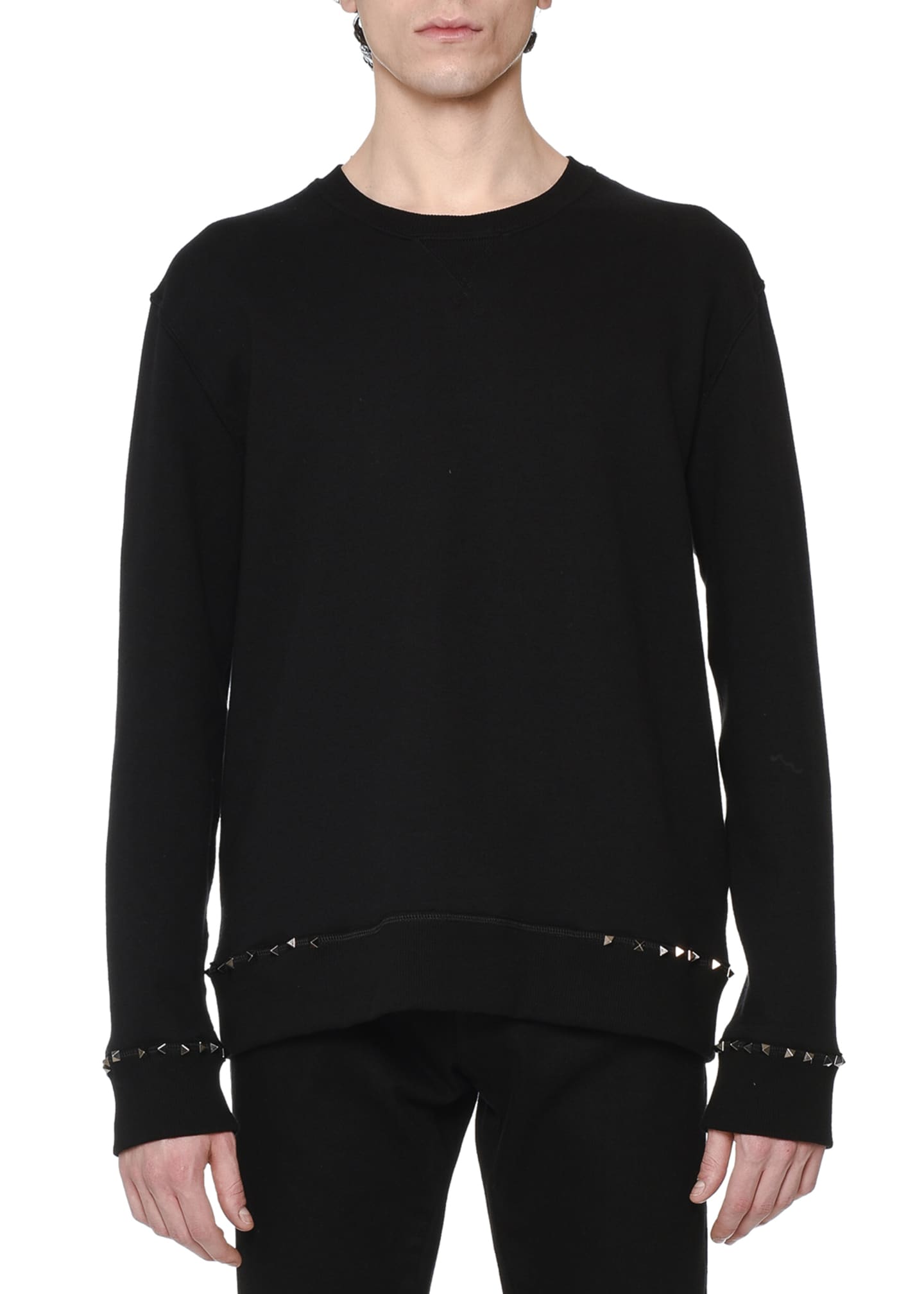 valentino rockstud sweatshirt