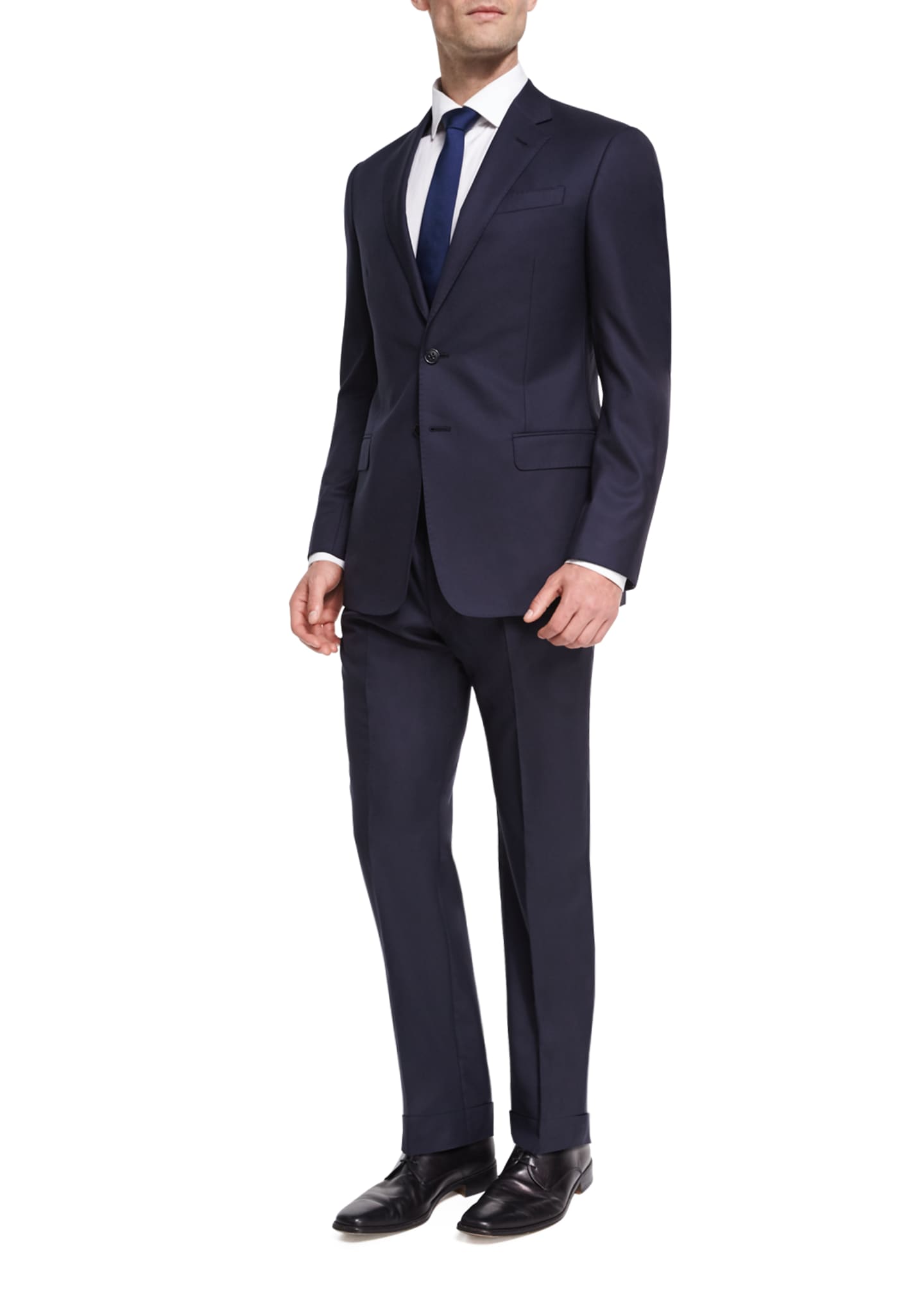 giorgio armani navy blue suit