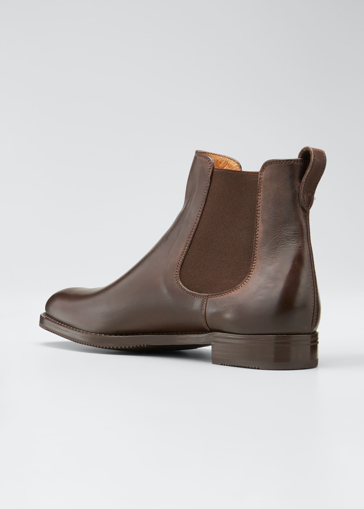 tumbled leather upper