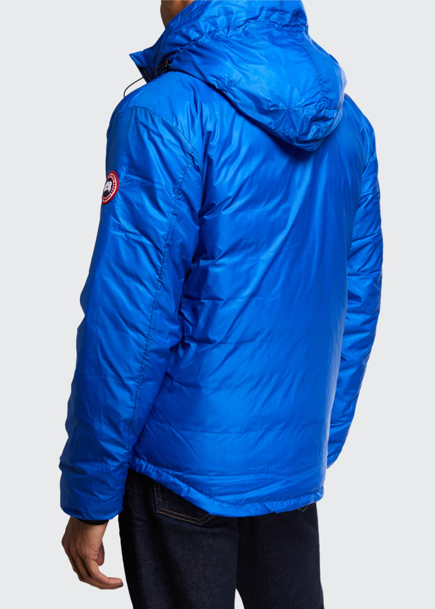 Canada Goose PBI DownFill Lodge Hoodie Jacket, Royal Blue Bergdorf